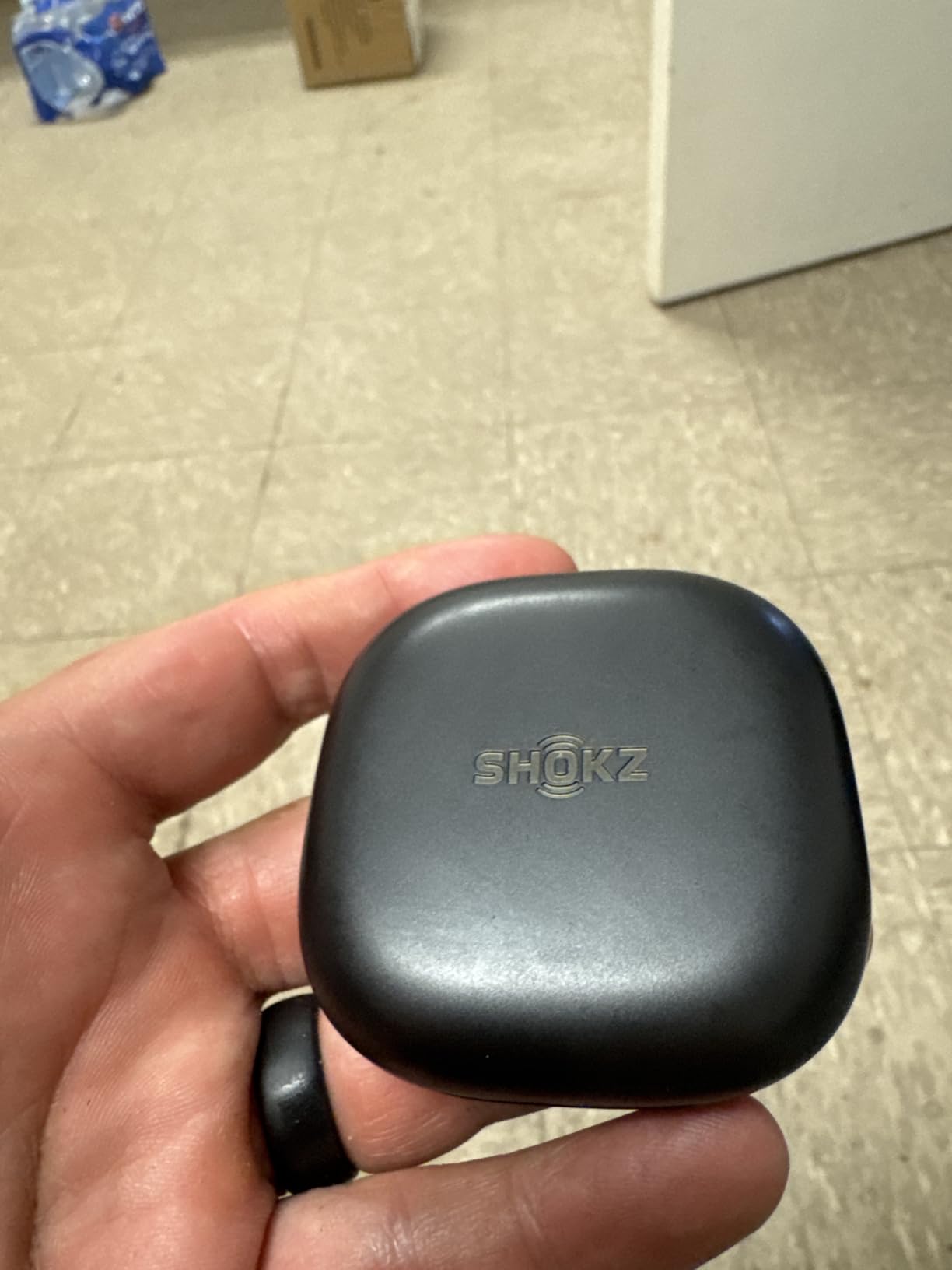 SHOKZ OpenFit 2 Open-Ear Headphones,True Wireless Bluetooth Earphones with Microphone,Earhook Earbuds with 48 Hours of Playtime,Fast Charging,IP55 Water-Resistant,with Carrying Bag,Black,Bluetooth5.4 - Customer Photo 1