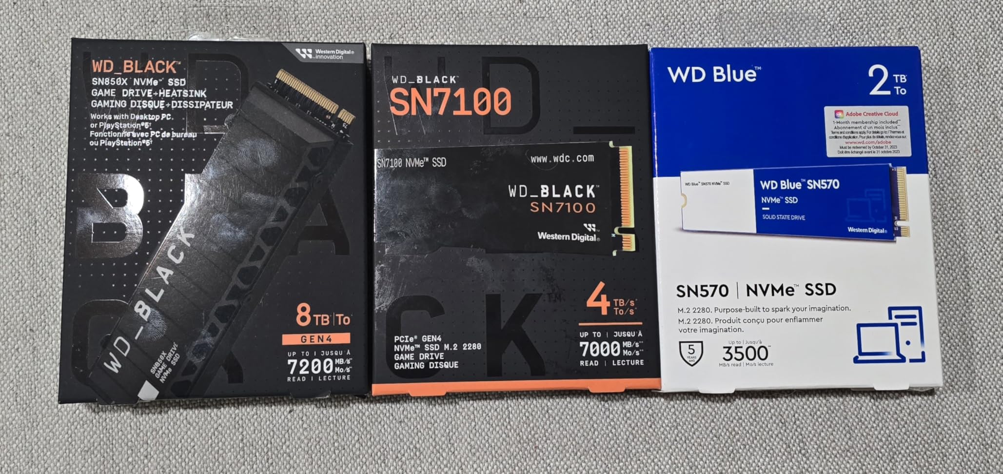 WD_BLACK 1TB SN7100 NVMe SSD Internal Solid State Drive - Gen4 PCIe, M.2 2280, Up to 7,250 MB/s - WDS100T4X0E Customer Review WD_BLACK 1TB SN7100 NVMe SSD Internal Solid State Drive - Gen4 PCIe, M.2 2280, Up to 7,250 MB/s - WDS100T4X0E - Customer Photo 1