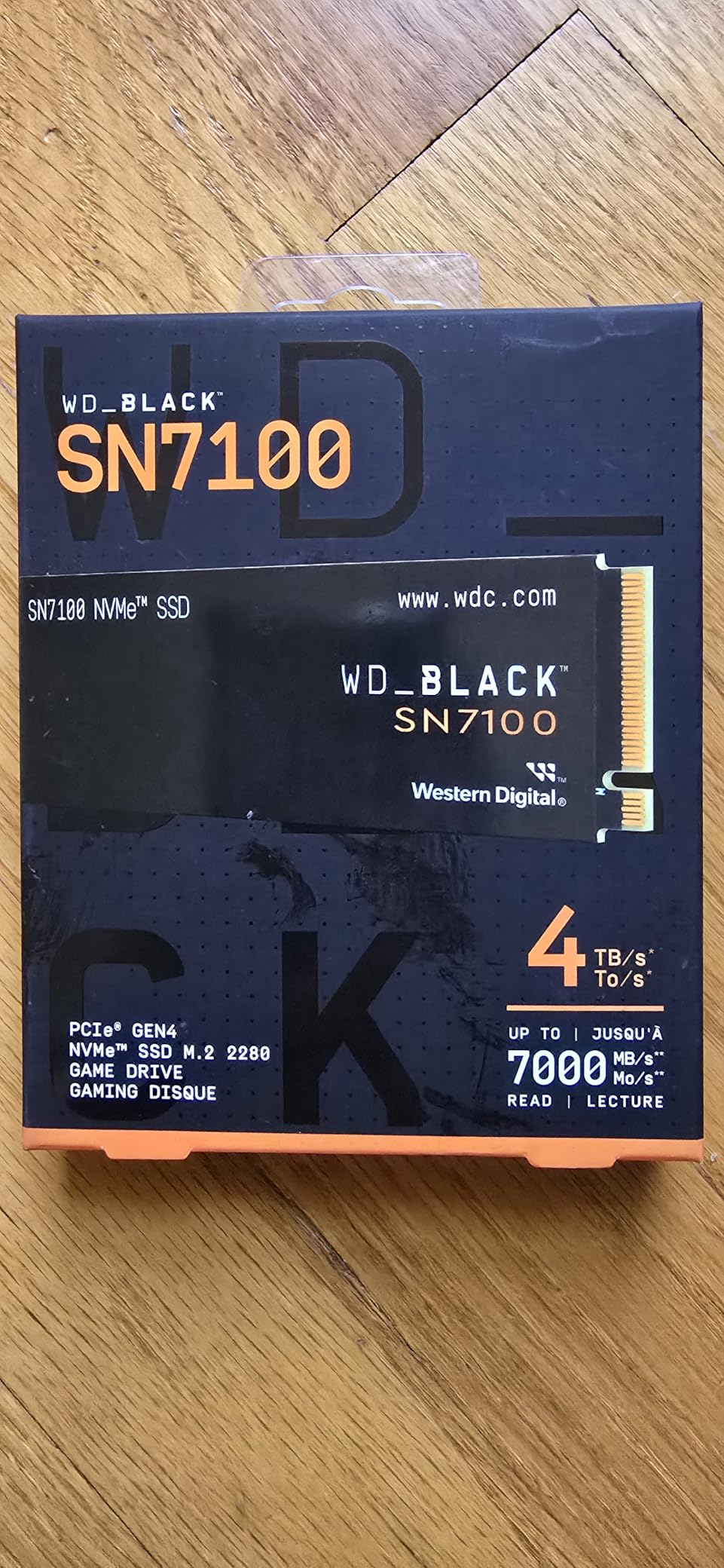 WD_BLACK 1TB SN7100 NVMe SSD Internal Solid State Drive - Gen4 PCIe, M.2 2280, Up to 7,250 MB/s - WDS100T4X0E - Customer Photo 2