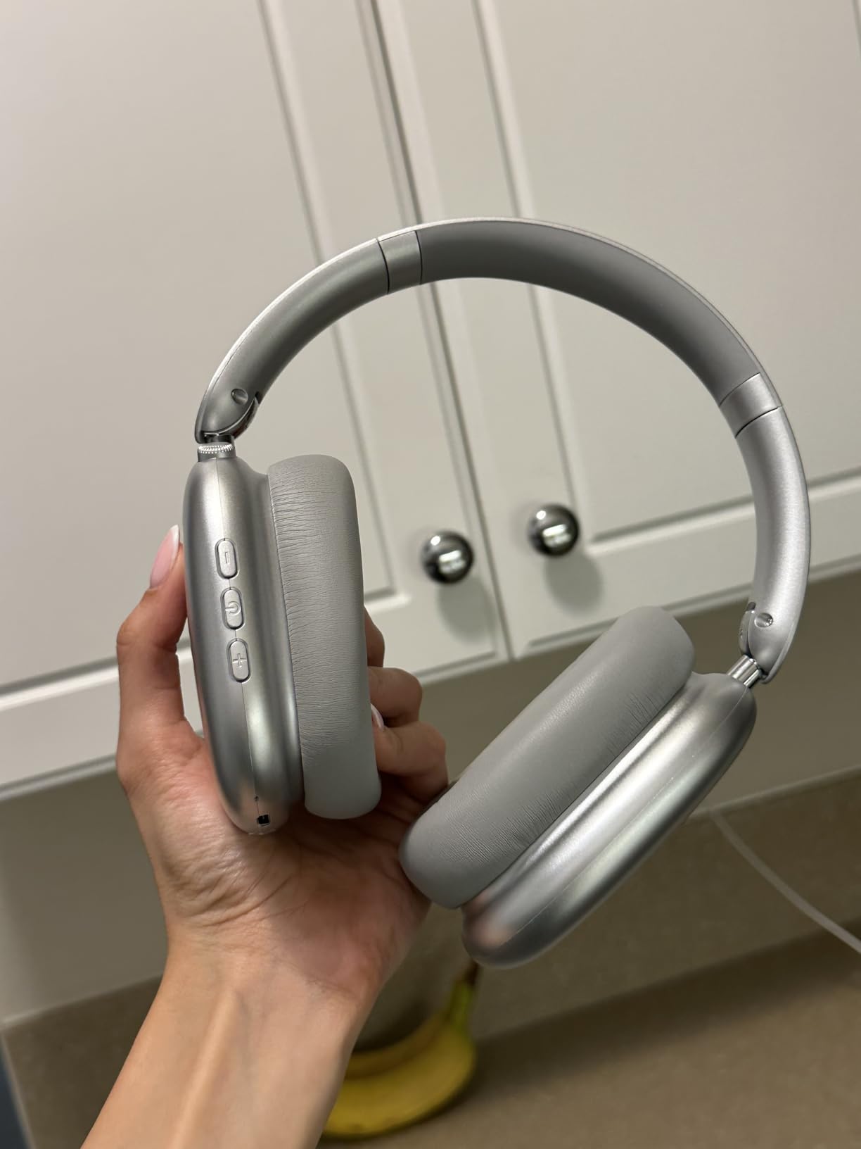 Wentronic Y01 Wireless Noise Canceling Headphones Bluetooth 5.3 Over Ear Headphones with Microphone, Hi-Res Audio, 48H Playtime, Foldable Comfortable Earpads,Compatible with iOS,Android,PC, Green - Customer Photo 3