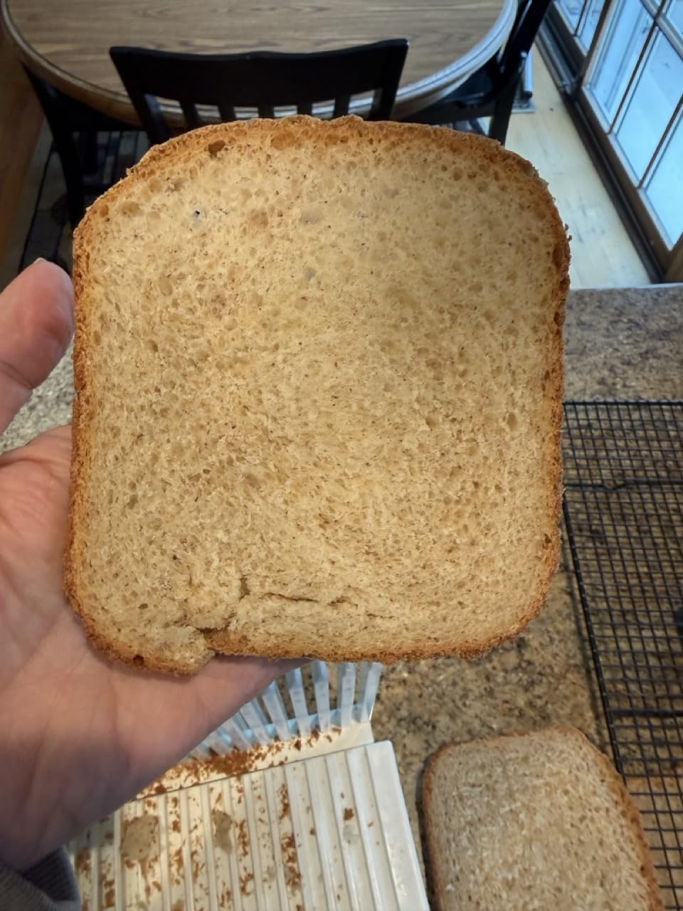 2LB Bread Maker Machine, OSIPOTO 17 in 1 Automatic Stainless Steel Bread Machine, Non-stick, Beginner-Friendly Controls, 15 Hour Timer, Easy to Clean Low Noise, High Success Rate for Homemade Bread - Customer Photo 1