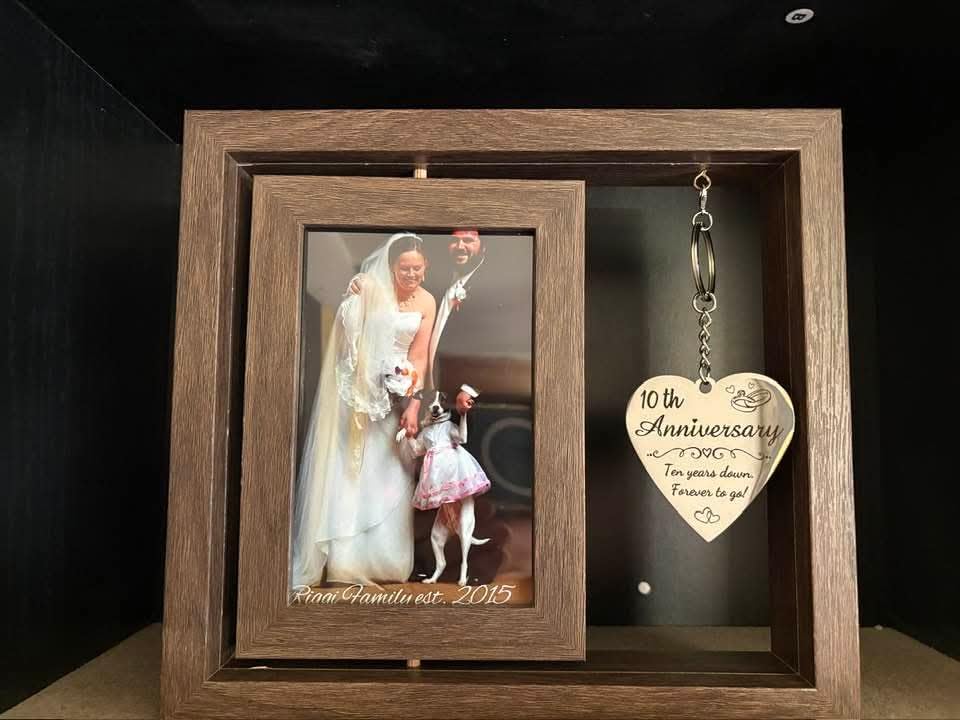 10 Year Anniversary Picture Frame Gifts for Couple 10 Year Anniversary Decorations Gifts for Wife 10 Year Gift Anniversary Customized Photo Frame Happy 10th Aniversario Decorations Gift for Him Customer Review 10 Year Anniversary Picture Frame Gifts for Couple 10 Year Anniversary Decorations Gifts for Wife 10 Year Gift Anniversary Customized Photo Frame Happy 10th Aniversario Decorations Gift for Him - Customer Photo 1