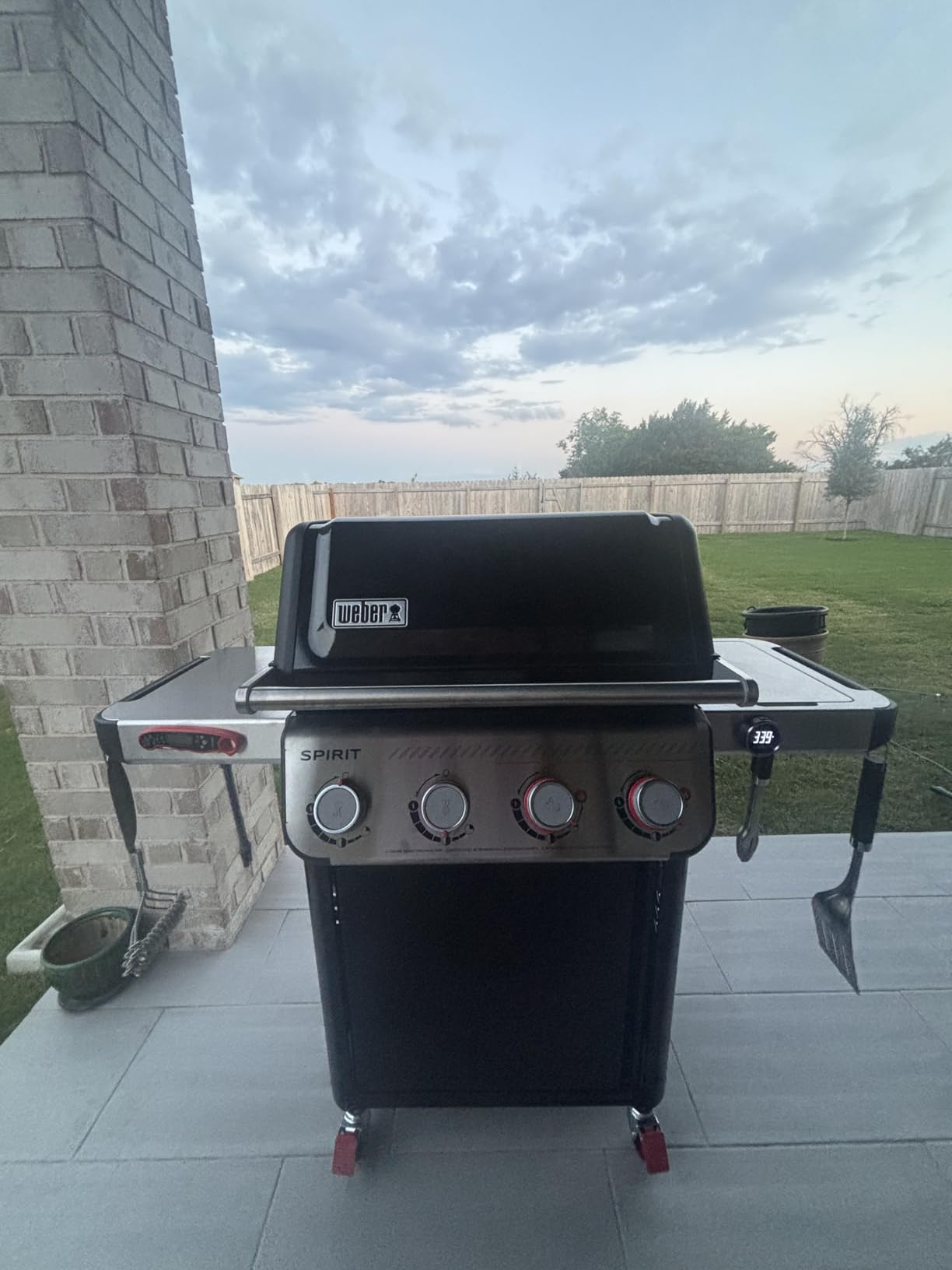 Spirit E-325 Liquid Propane Gas Grill for Outdoor Cooking and BBQ, 3 Boost Burners, Black - Customer Photo 4