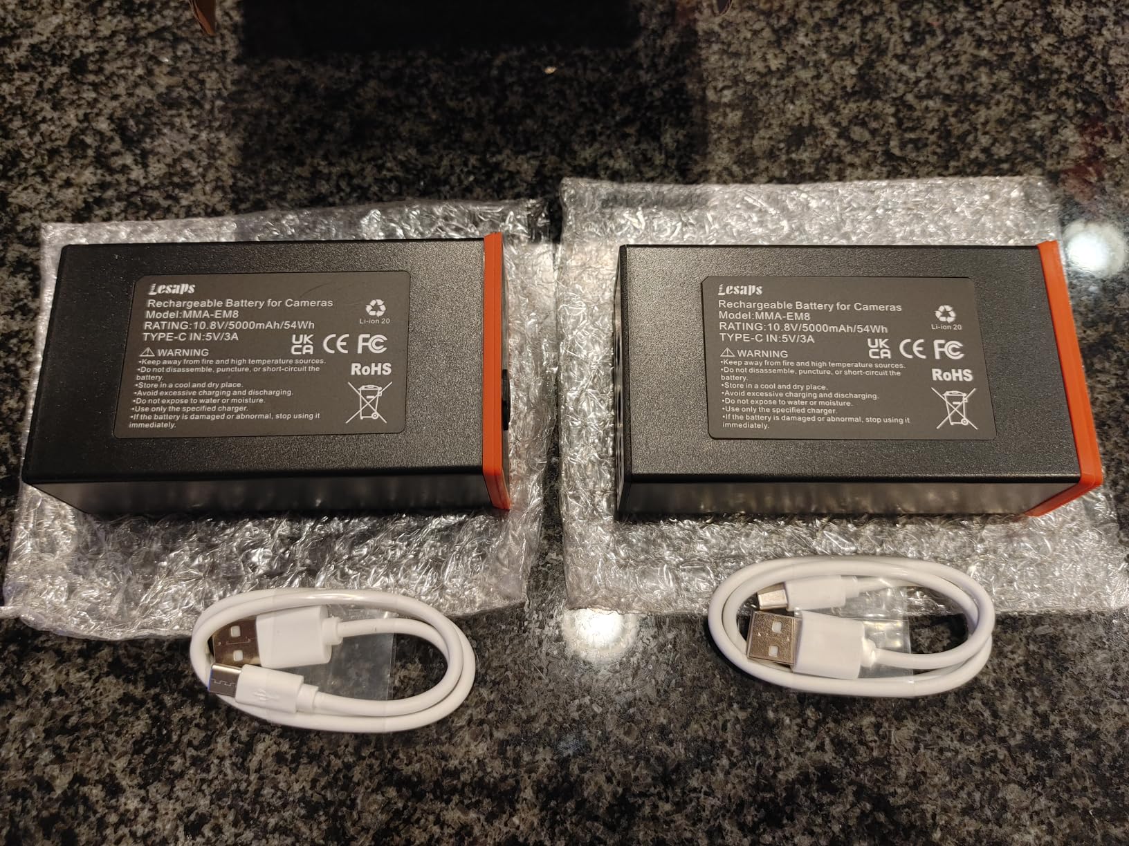 2 Pack Rechargeable Battery for Edge Series Cellular Trail Camera 5000mAh Lithium-Ion Battery Compatible with Moultrie Edge, Edge PRO, Edge 2, Edge 2 PRO - Customer Photo 1