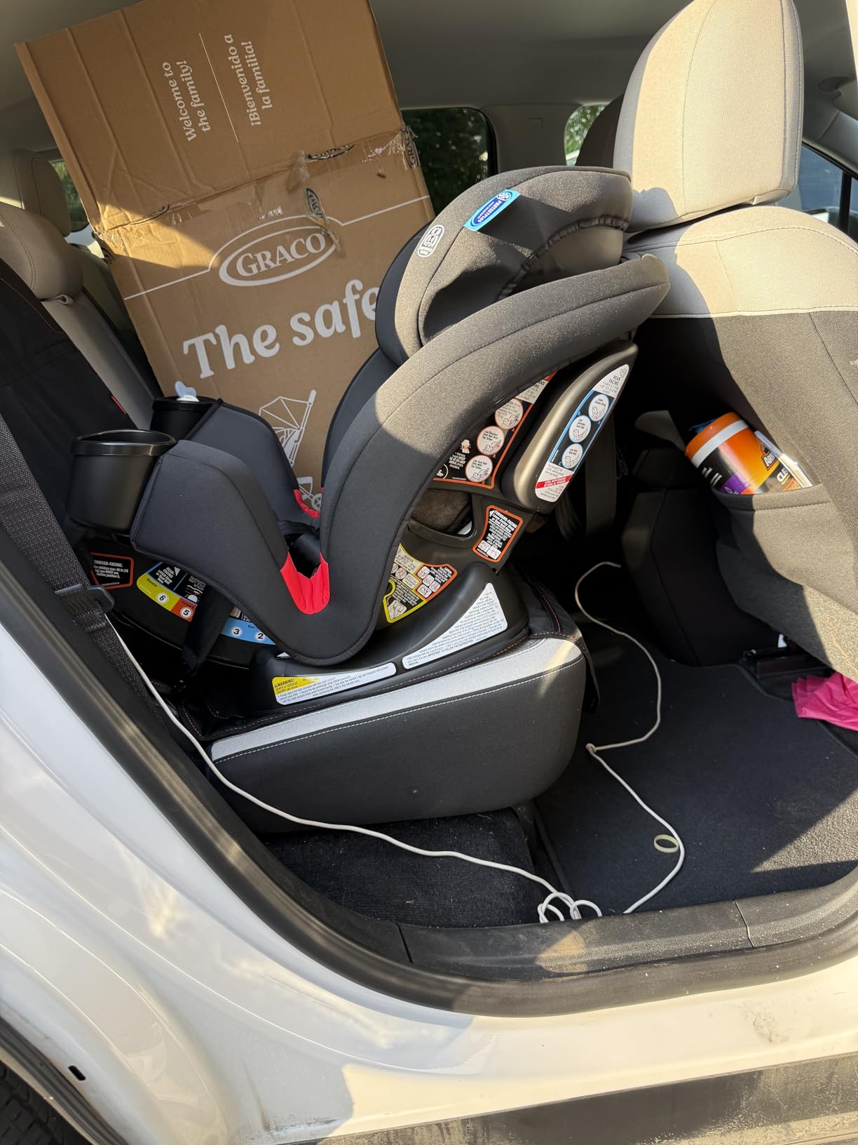 Graco TriRide 3-in-1 Convertible Car Seat - Highback Booster, Forward & Rear Facing Modes, Suitable from Newborn to Preschooler, Perfect for Long Journeys in Redmond Color - Customer Photo 2