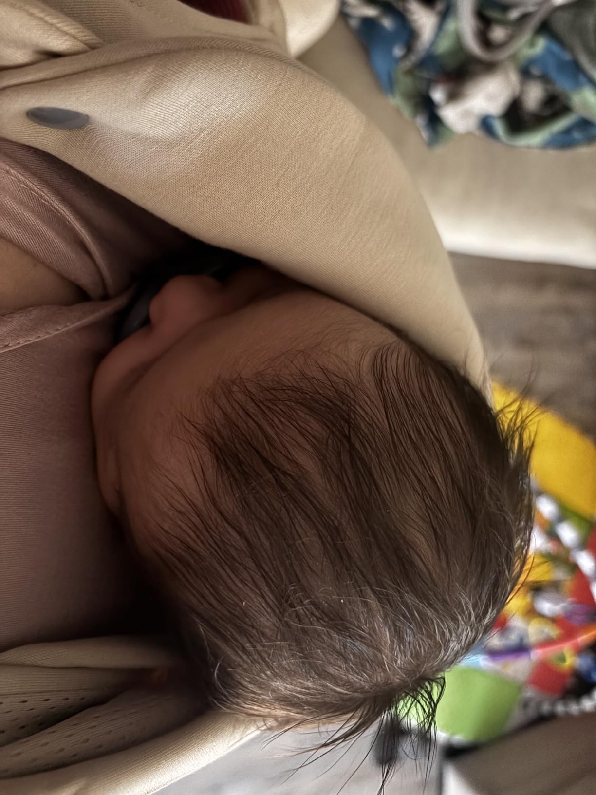 GROWNSY Baby Carrier Newborn to Toddler, Cozy Baby Wraps Carrier, Ergonomic Baby Carrier with Head Support, Cream Customer Review GROWNSY Baby Carrier Newborn to Toddler, Cozy Baby Wraps Carrier, Ergonomic Baby Carrier with Head Support, Cream - Customer Photo 2