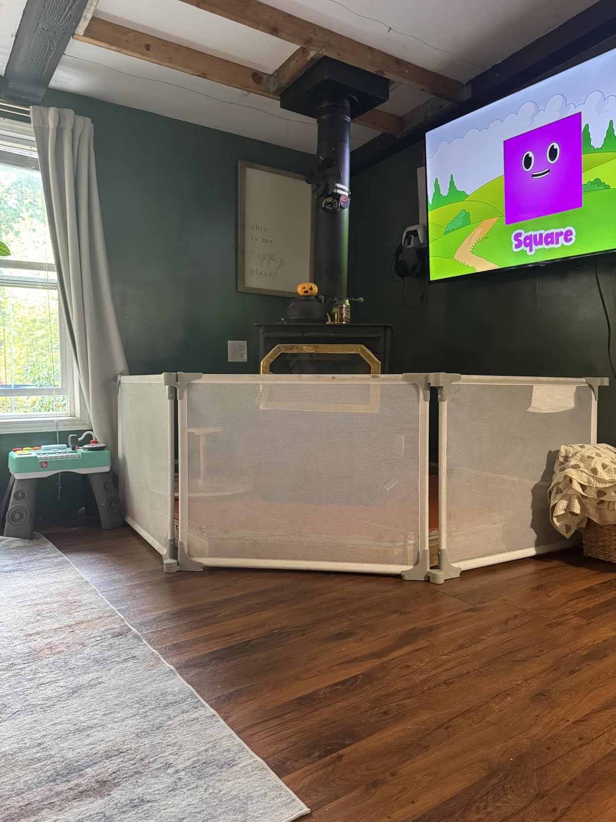 MioTetto Baby Playpen 50x50 – Portable Play Pen, Playpen for Babies and Toddlers with Gate and Breathable Mesh – Indoor, Outdoor Baby Play Yard with Balls & Hangers - Safe and Sturdy Play Pen Customer Review MioTetto Baby Playpen 50x50 – Portable Play Pen, Playpen for Babies and Toddlers with Gate and Breathable Mesh – Indoor, Outdoor Baby Play Yard with Balls & Hangers - Safe and Sturdy Play Pen - Customer Photo 1