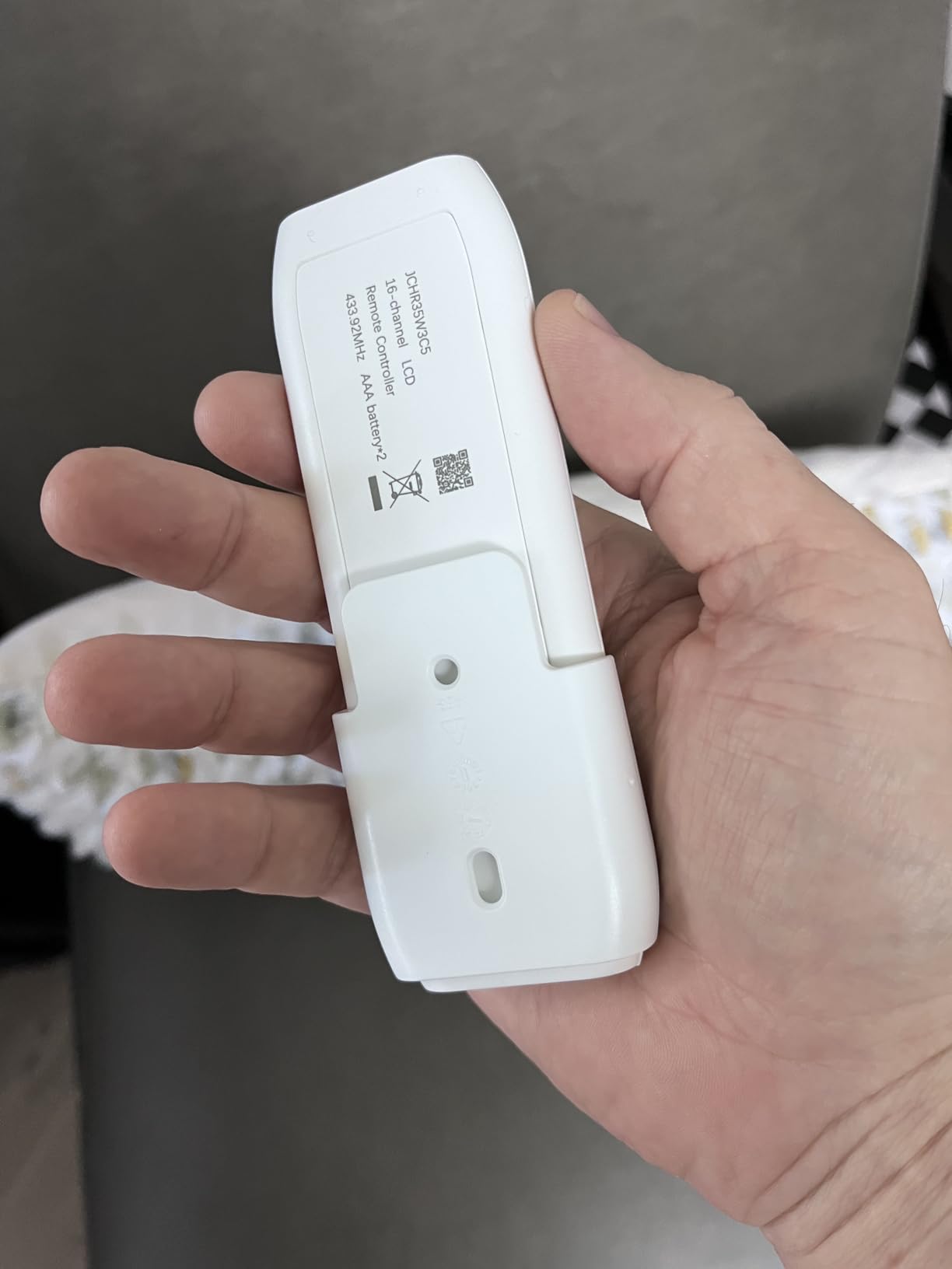 Motorized Blinds with Remote, 100% Blackout Smart Blinds, Automatic Shades for Windows, Electric Window Coverings, Compatible with Alexa Google and Homekit (Light Chaser-Perla Bianca BO) - Customer Photo 2