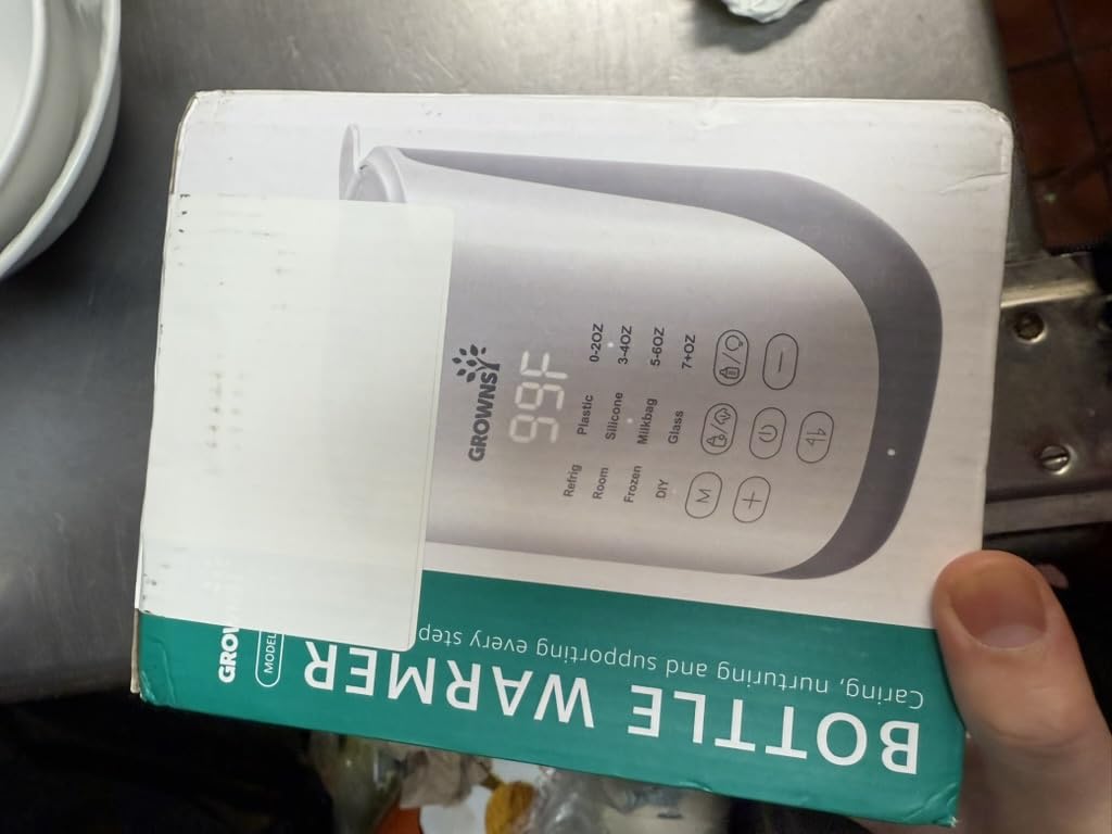GROWNSY Nutri Bottle Warmer with Innovative Auto-Lift Feature, 10-in-1 Fast Baby Bottle Warmer with Night Light, Retain Nutrients Milk Warmer for Breastmilk&Formula Customer Review GROWNSY Nutri Bottle Warmer with Innovative Auto-Lift Feature, 10-in-1 Fast Baby Bottle Warmer with Night Light, Retain Nutrients Milk Warmer for Breastmilk&Formula - Customer Photo 3
