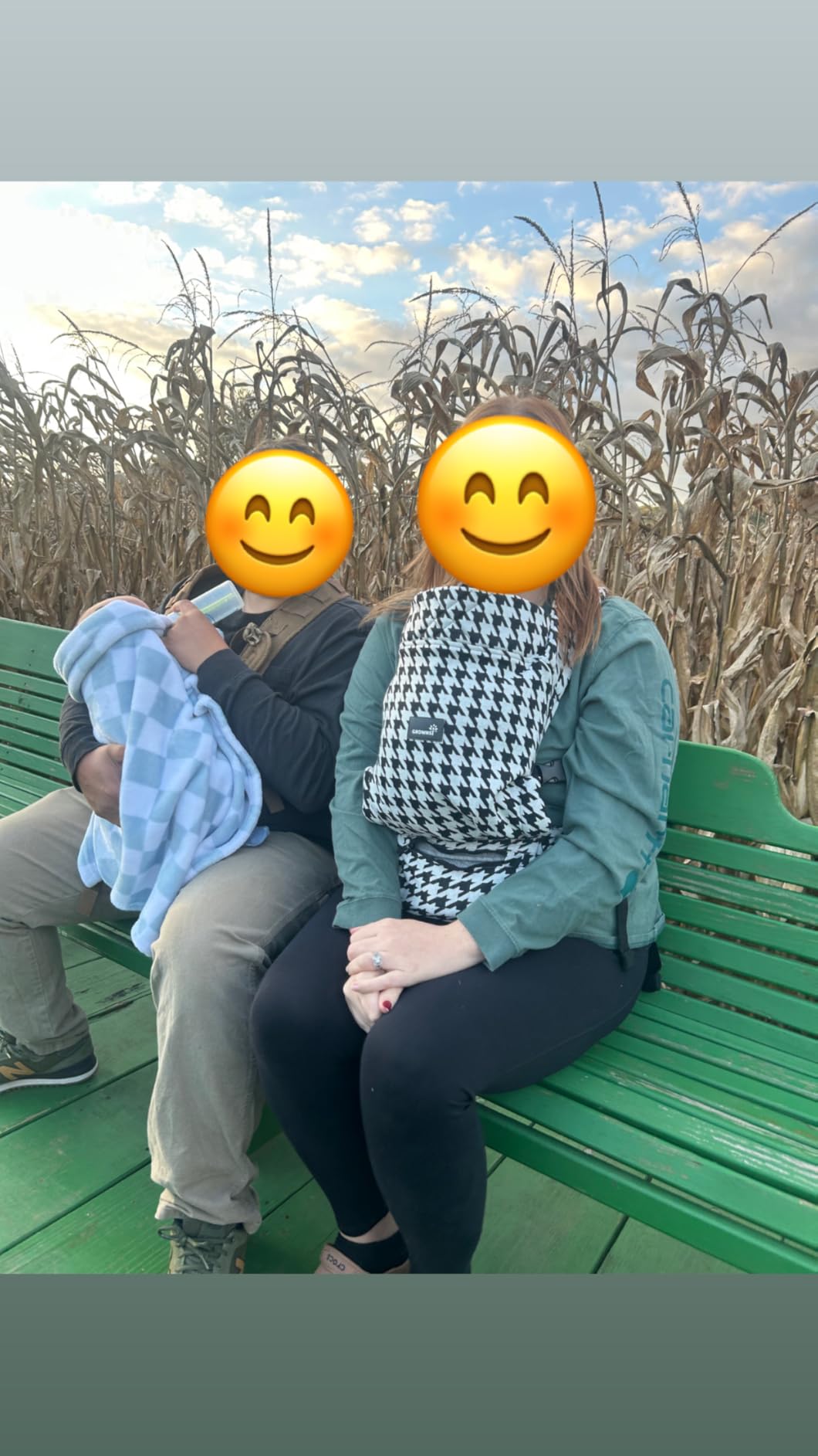 GROWNSY Baby Carrier Newborn to Toddler, Ergonomic Baby Toddler Carrier Slings Wraps with Head Support, Easy to Wear, Infant Carrier Baby Gift, Travel and Hiking Friendly,for 7 to 44 lb(Houndstooth) Customer Review GROWNSY Baby Carrier Newborn to Toddler, Ergonomic Baby Toddler Carrier Slings Wraps with Head Support, Easy to Wear, Infant Carrier Baby Gift, Travel and Hiking Friendly,for 7 to 44 lb(Houndstooth) - Customer Photo 2