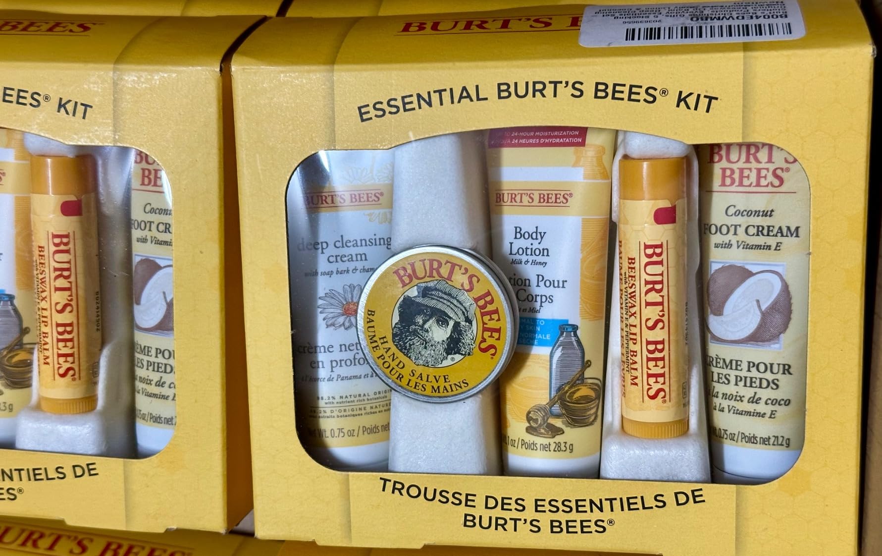Burt's Bees Christmas Gifts - Essentials Everyday Set, 5 Travel Size Products for Stocking Stuffers - Deep Cleansing Cream, Hand Salve, Body Lotion, Foot Cream and Original Lip Balm - Customer Photo 4
