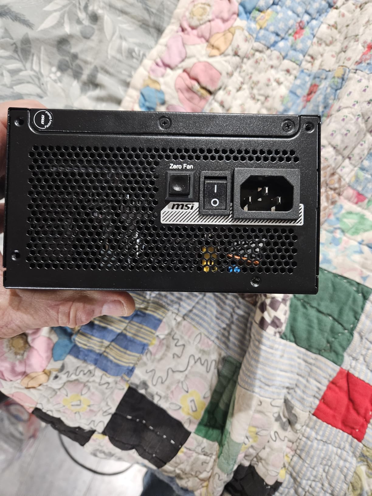 MSI MPG A1000GS PCIE5, Fully Modular Gaming 1000W Power Supply, 80+ Gold, Dual 12V-2x6 Cables, Server-Grade Capacitor, ATX 3.1 & PCIe 5.1 Ready, Low-Noise, Semi Digital, 10 Year Warranty - Customer Photo 3