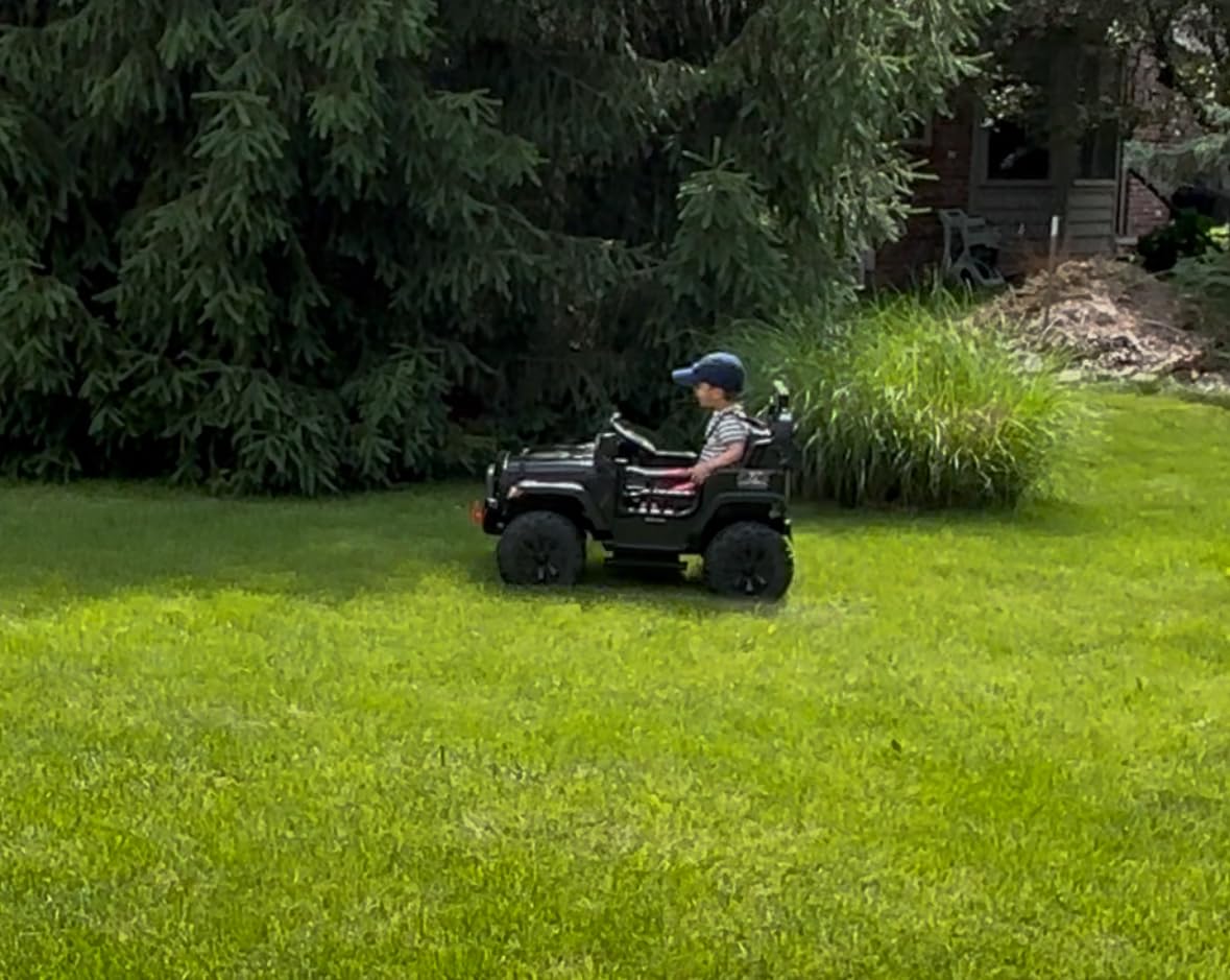 2 Seater Ride on Car Toy, 24V 4WD Electric Car for Kids 4-8 with Remote Control, 4x200W Motors, Capacity 150 lb - Hot Pink - Customer Photo 1