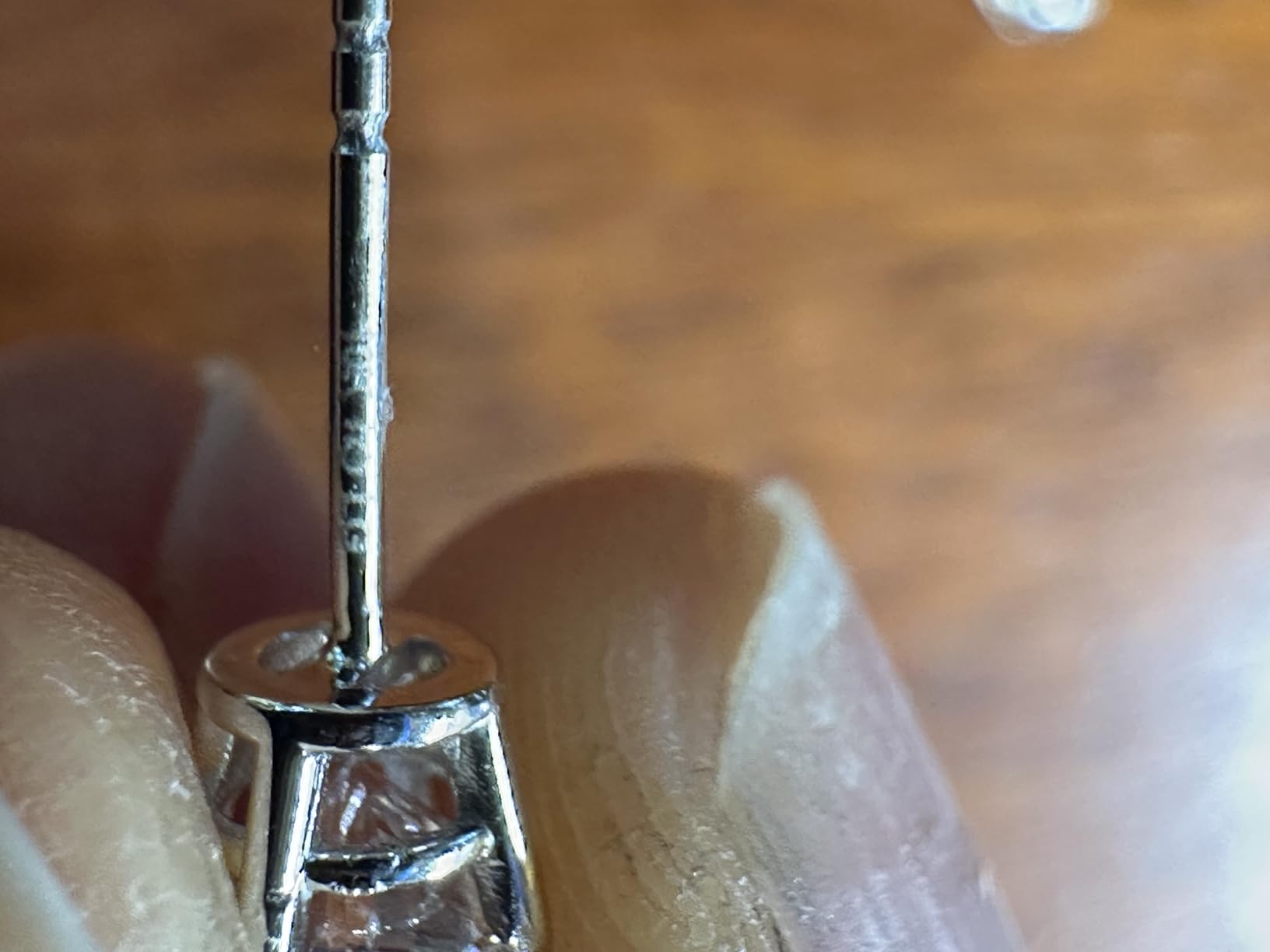 Gilded Lab-Grown Diamond 10KT White Gold and 10KT Yellow Gold Stud Earrings for Women| Hypoallergenic Fine Gold Jewelry | 4-Prong Basket, Push Back Nut | SI1 Clarity, F Color, Round Cut | 1/5,1/4,1/3,3/8,1/2,3/4,1 Carat Total Weight - Customer Photo 4