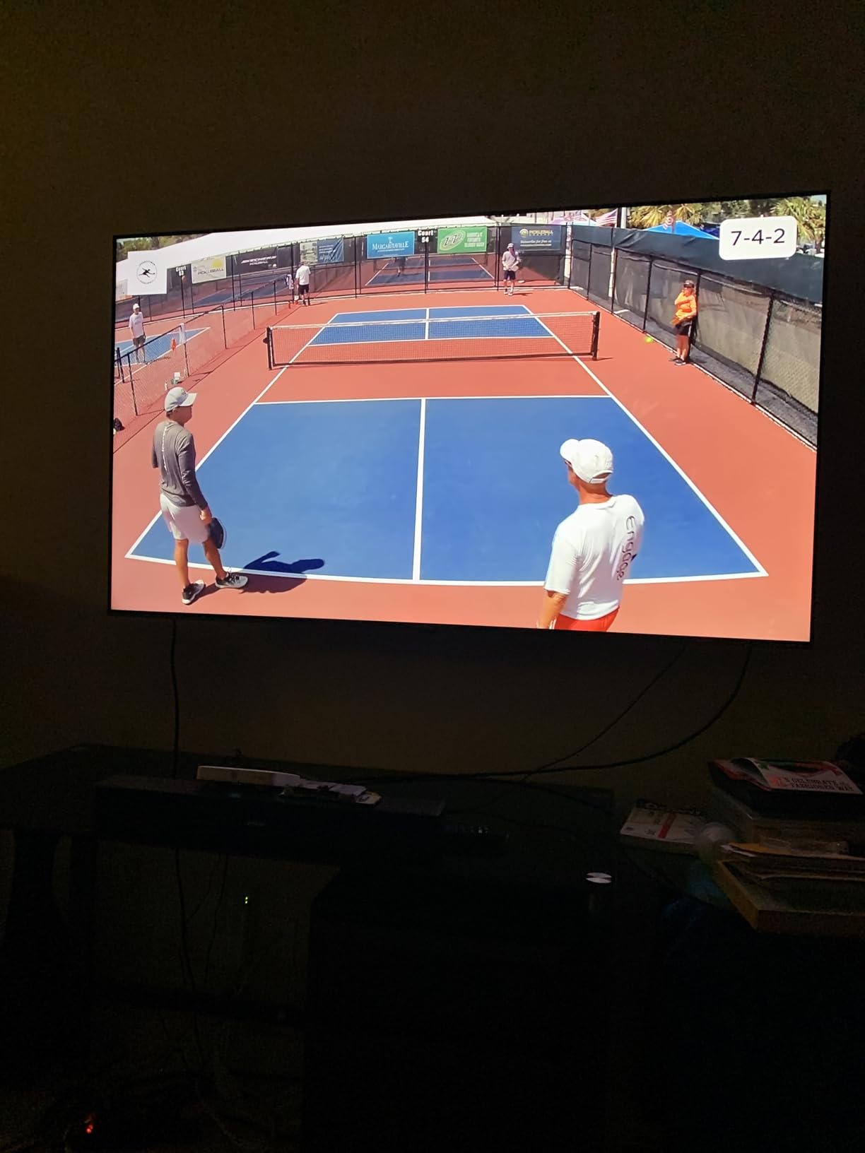 Roku Smart TV 2025 – 55-Inch Plus Series, Mini-LED TV – RokuTV with Enhanced Voice Remote – Flat Screen 4K QLED Television with Dolby Vision & Wi-Fi for Streaming Live Local News, Sports - Customer Photo 2