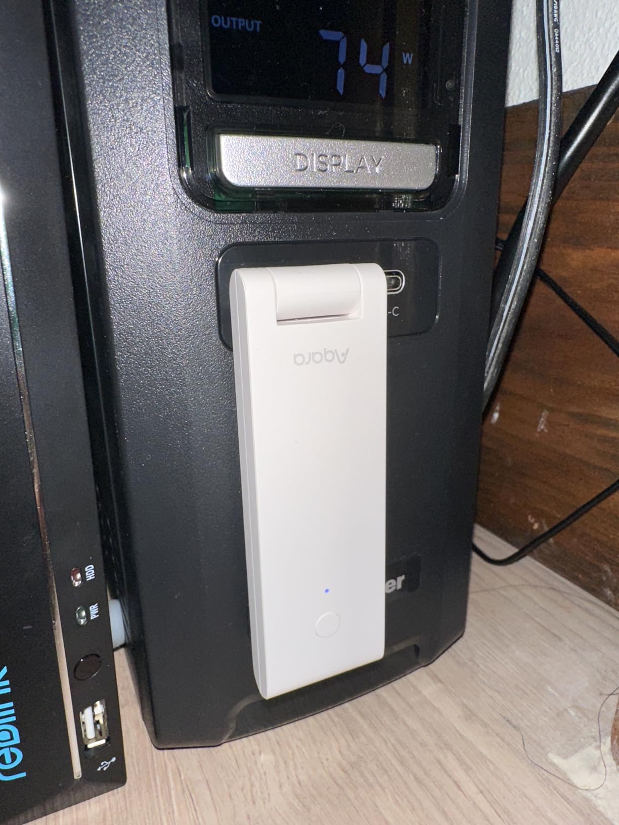 Aqara Smart Hub M100 for Home Automation, Matter Controller, Thread Border Router, Features Aqara Zigbee (Not Third-Party), Wi-Fi, Supports Amazon Alexa, Apple HomeKit, IFTTT, Home Assistant - Customer Photo 1