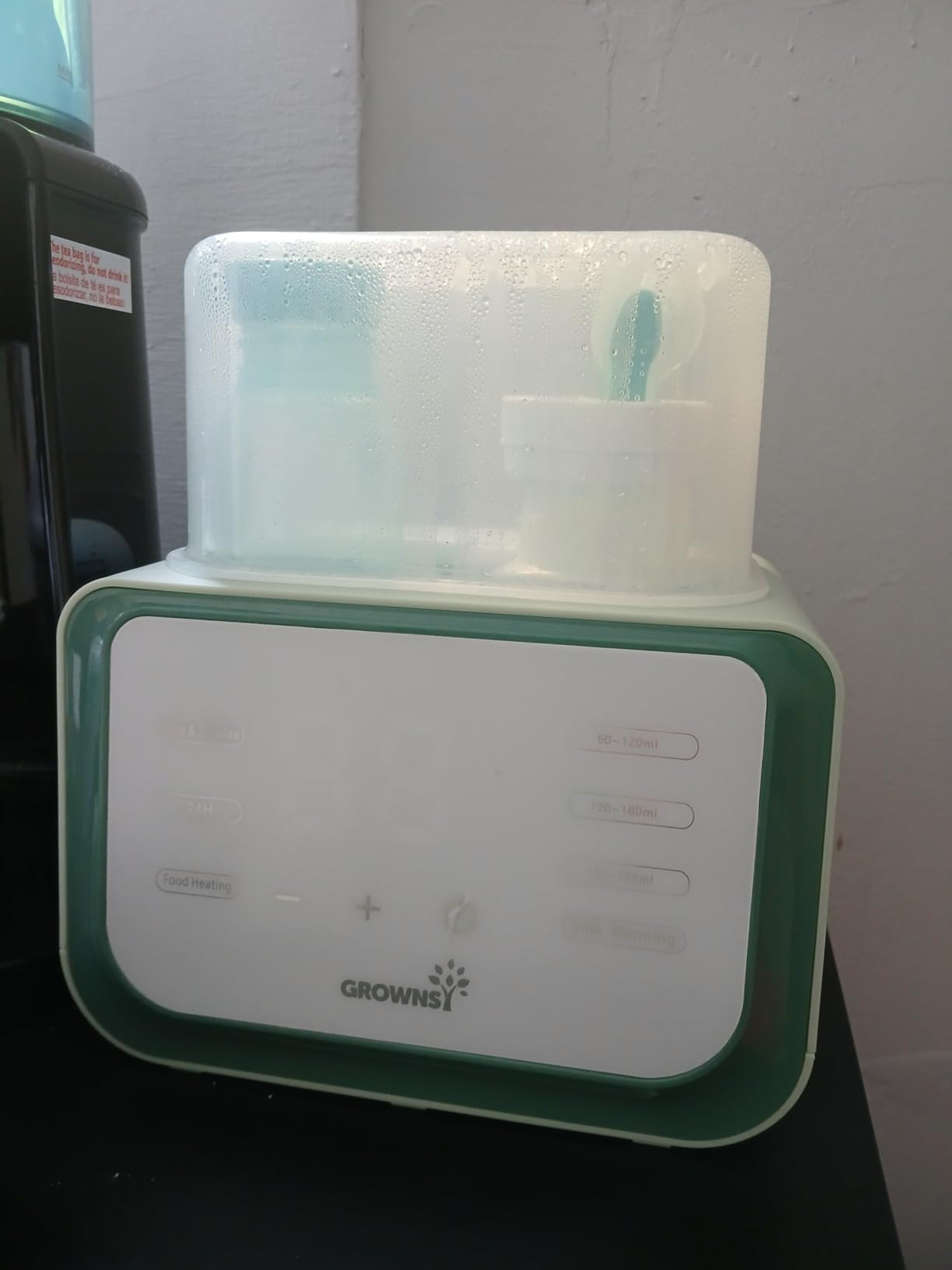 GROWSNY Fast Baby Bottle Warmer, 12-in-1 Milk Warmer with Steam and Water Bath Warming Modes for Breastmilk &Formula, Food Heating,with Thaw, Steri-lize, Egg Boil Function, Fits Most Types of Bottles Customer Review GROWSNY Fast Baby Bottle Warmer, 12-in-1 Milk Warmer with Steam and Water Bath Warming Modes for Breastmilk &Formula, Food Heating,with Thaw, Steri-lize, Egg Boil Function, Fits Most Types of Bottles - Customer Photo 3