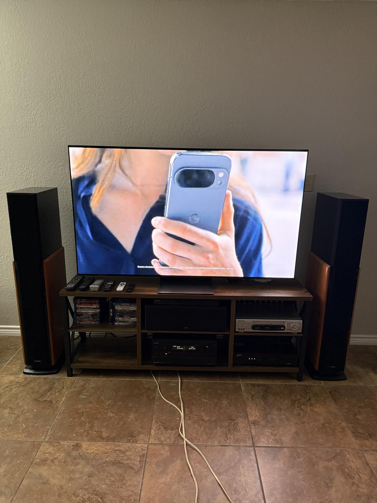 SAMSUNG 65-Inch Class OLED S90F 4K Smart TV (2025 Model) NQ4 AI Gen3 Processor, 4K AI Upscaling Pro, OLED HDR +, Motion Xcelerator 144Hz, Samsung Vision AI, Alexa Built-in - Customer Photo 1