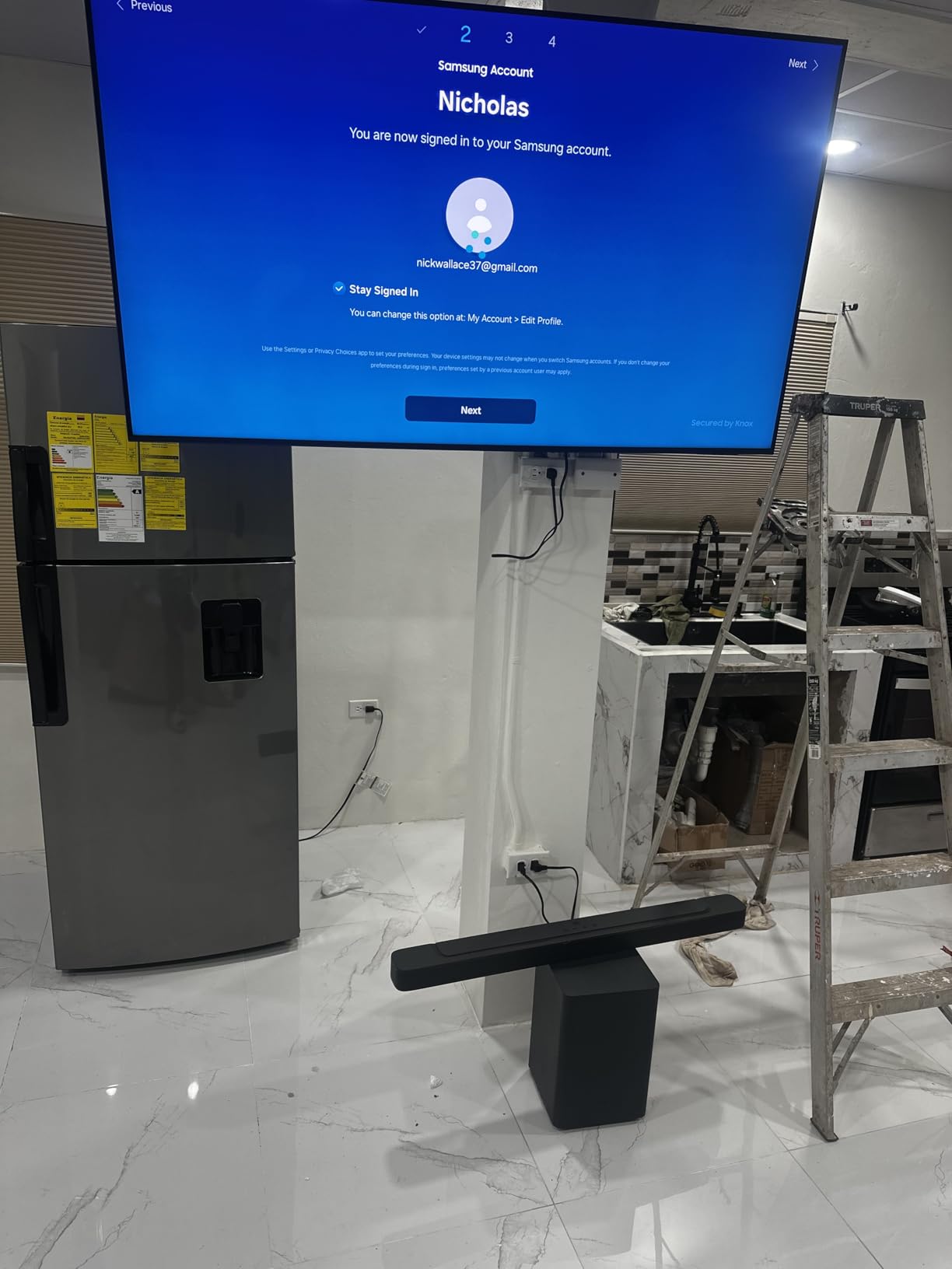 Samsung 55-Inch Class Neo QLED QN70F 4K Mini LED Smart TV (2025 Model) NQ4 AI Gen2 Processor, Quantum Matrix Technology Slim, Motion Xcelerator 144Hz, Samsung Vision AI, Alexa Built-in - Customer Photo 4