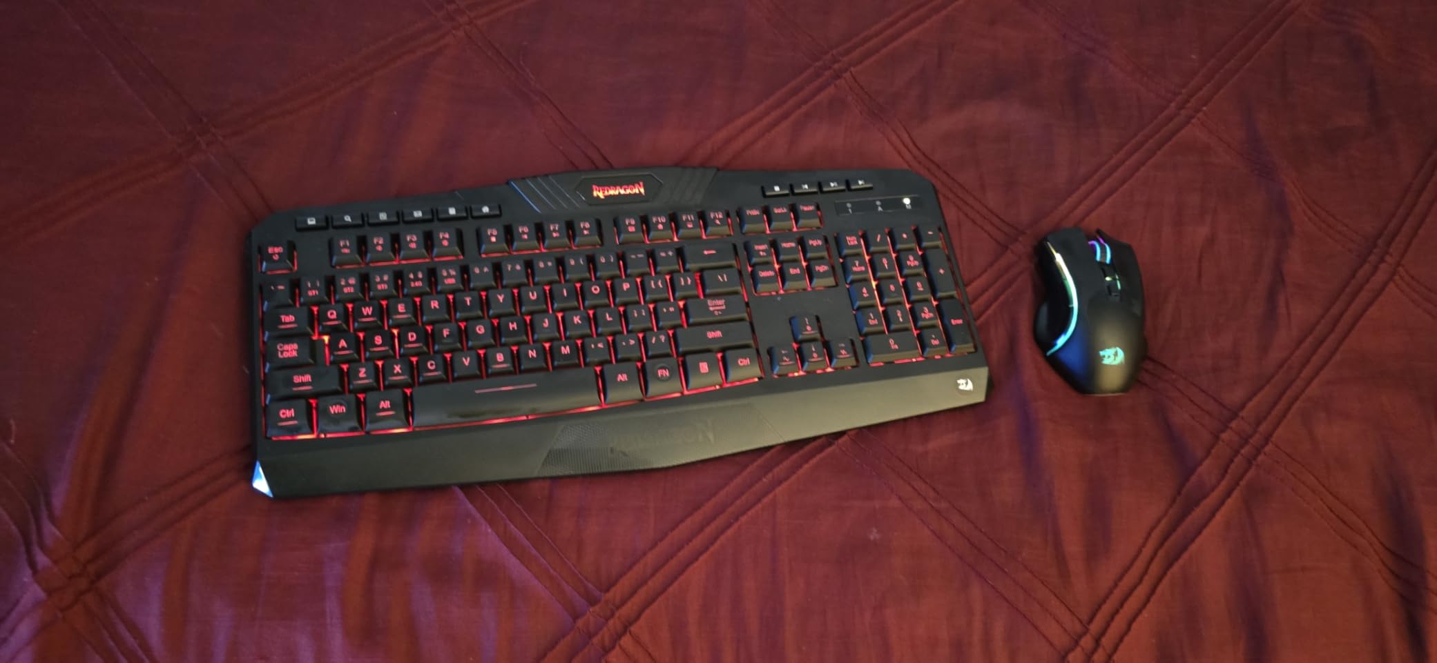Redragon S101M-KS Gaming Keyboard and Mouse Wireless with Tri-Mode, RGB Keyboard and 4800 DPI Gaming Mouse, 10 Independent Multimedia Keys for Wins, PC, Computer, Wireless S101 Ideal for Gamer Customer Review Redragon S101M-KS Gaming Keyboard and Mouse Wireless with Tri-Mode, RGB Keyboard and 4800 DPI Gaming Mouse, 10 Independent Multimedia Keys for Wins, PC, Computer, Wireless S101 Ideal for Gamer - Customer Photo 4