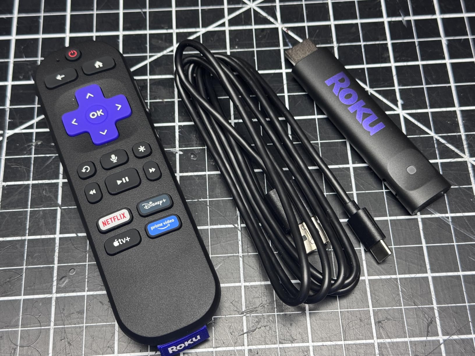 Streaming Stick HD 2025 — HD Streaming Device for TV with Roku Voice Remote, Free & Live TV - Customer Photo 2