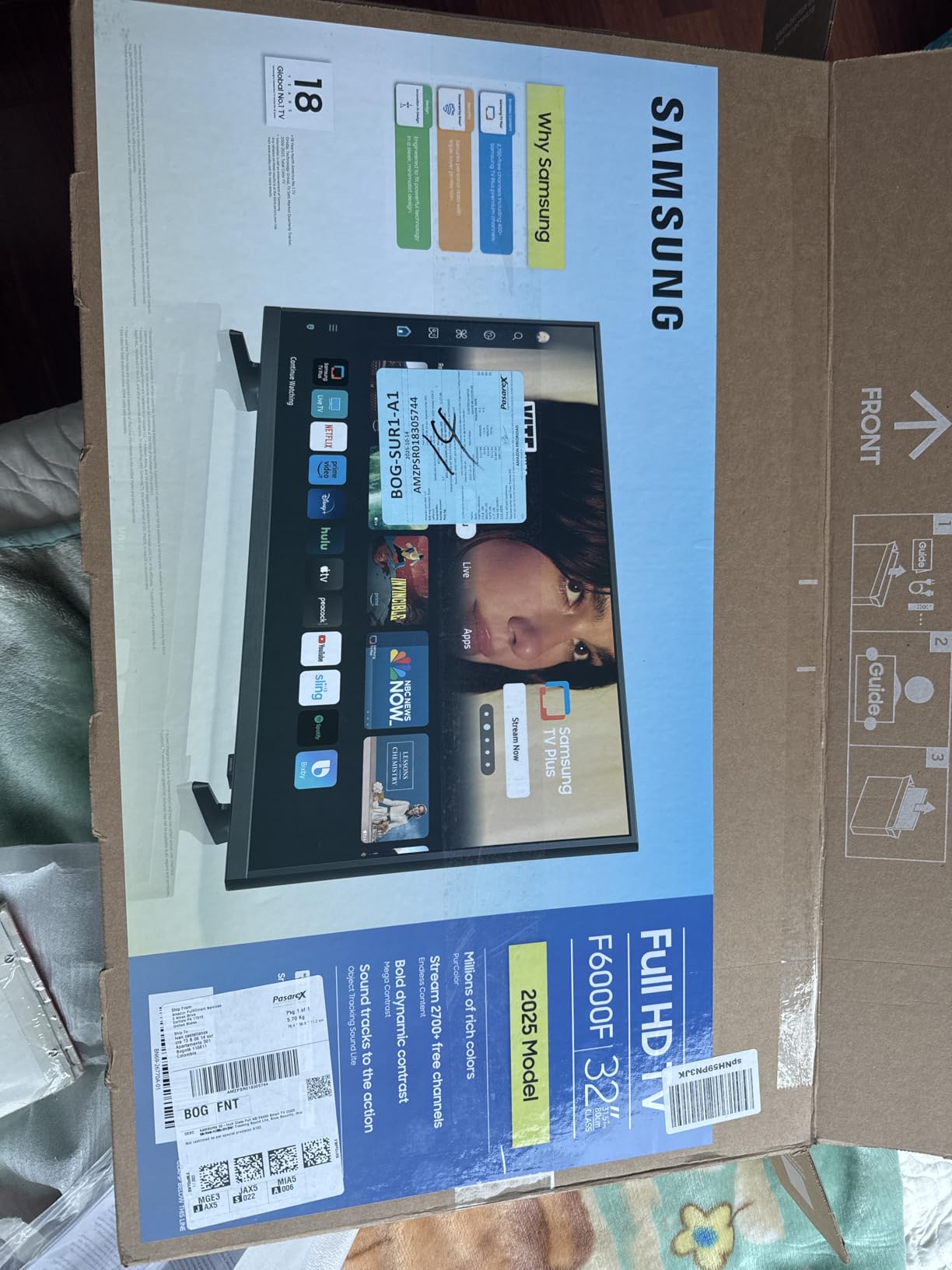 Samsung 32-Inch Class HD H5000F Smart TV (2025 Model) HDR, Object Tracking Sound Lite, Knox Security, One UI Tizen - Customer Photo 3