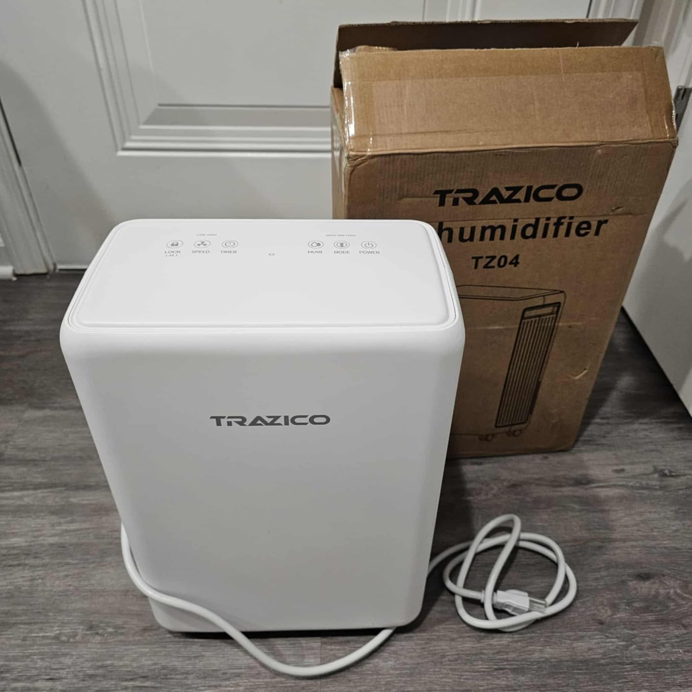 2000 Sq.ft Dehumidifier for Basement, Trazico 30 Pint Dehumidifiers for Home Large Room Bedroom Bathroom with Drain Hose, Intelligent Humidity Control, 3 Modes, 24H Timer, Auto Defrost, White - Customer Photo 1