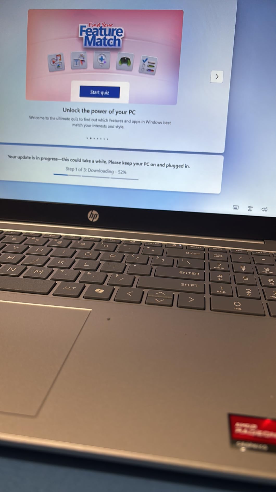 HP 15.6 inch Laptop, HD Touchscreen Display, AMD Ryzen 3 7320U, 8 GB RAM, 128 GB SSD, AMD Radeon Graphics, Windows 11 Home in S Mode, Natural Silver, 15- fc0099nr Customer Review HP 15.6 inch Laptop, HD Touchscreen Display, AMD Ryzen 3 7320U, 8 GB RAM, 128 GB SSD, AMD Radeon Graphics, Windows 11 Home in S Mode, Natural Silver, 15- fc0099nr - Customer Photo 1