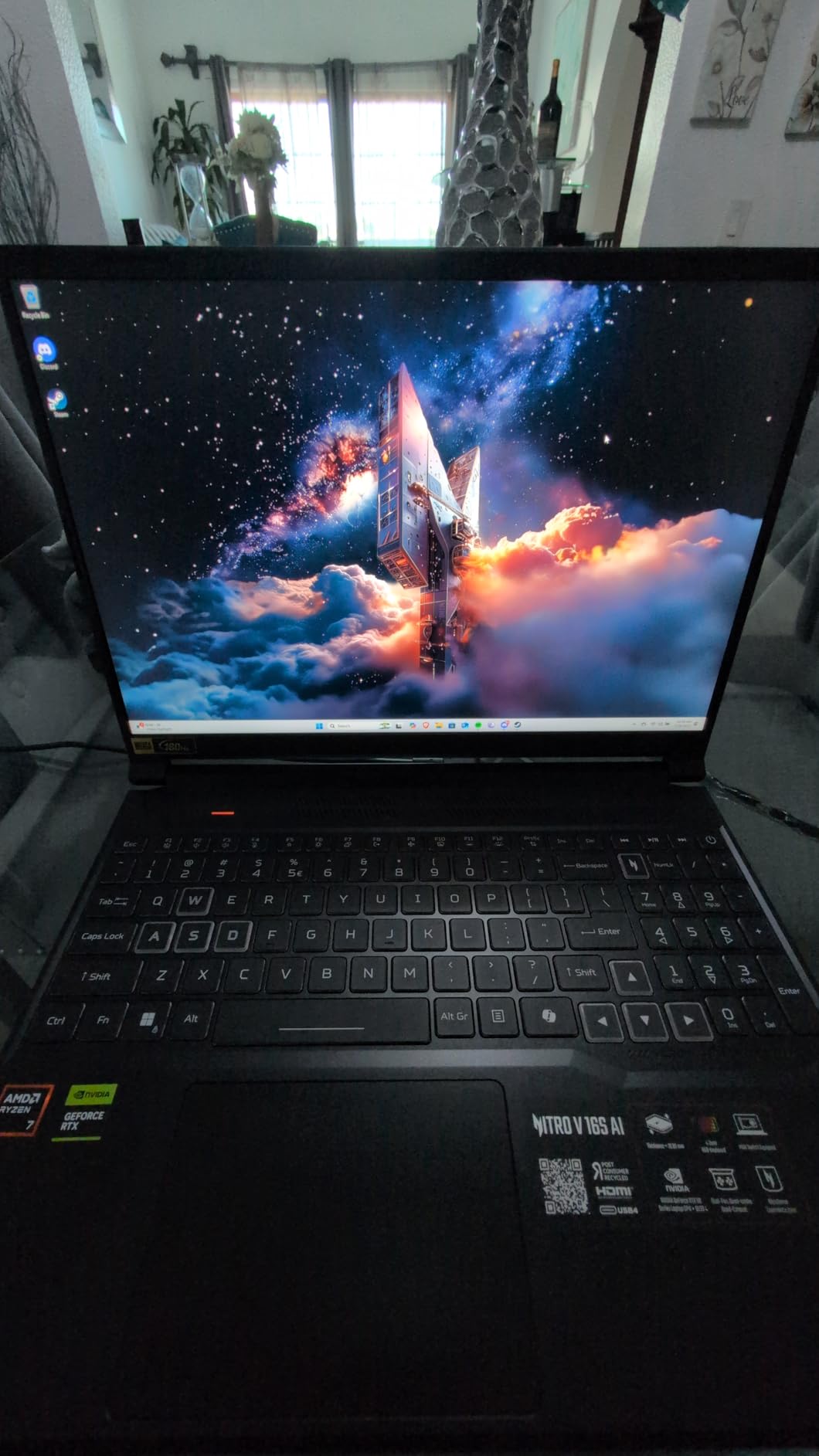 Acer Nitro V 16S AI Gaming Laptop | AMD Ryzen 7 260 Processor | NVIDIA GeForce RTX 5060 Laptop GPU (572 AI Tops) | 16 Acer Nitro V 16S AI Gaming Laptop | AMD Ryzen 7 260 Processor | NVIDIA GeForce RTX 5060 Laptop GPU (572 AI Tops) | 16