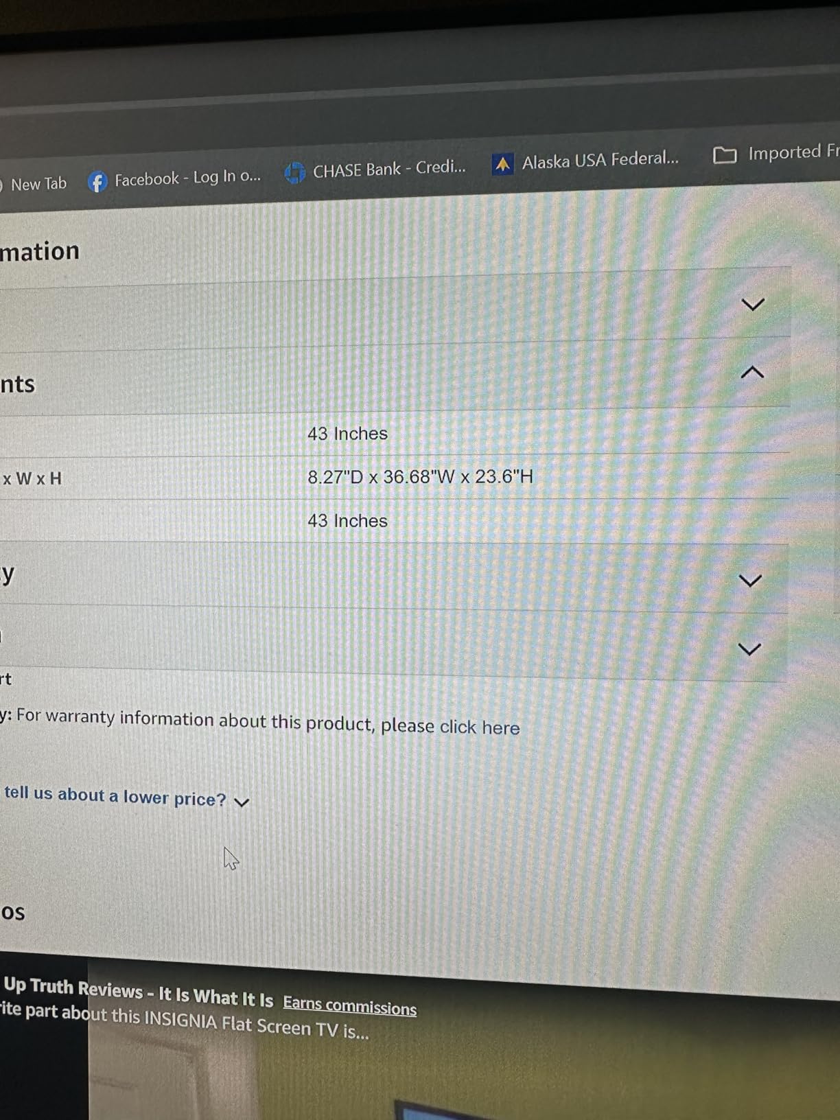 INSIGNIA 65-inch Class F50 Series LED 4K UHD Smart Fire TV with Alexa Voice Remote (NS-65F501NA26) Customer Review INSIGNIA 65-inch Class F50 Series LED 4K UHD Smart Fire TV with Alexa Voice Remote (NS-65F501NA26) - Customer Photo 4
