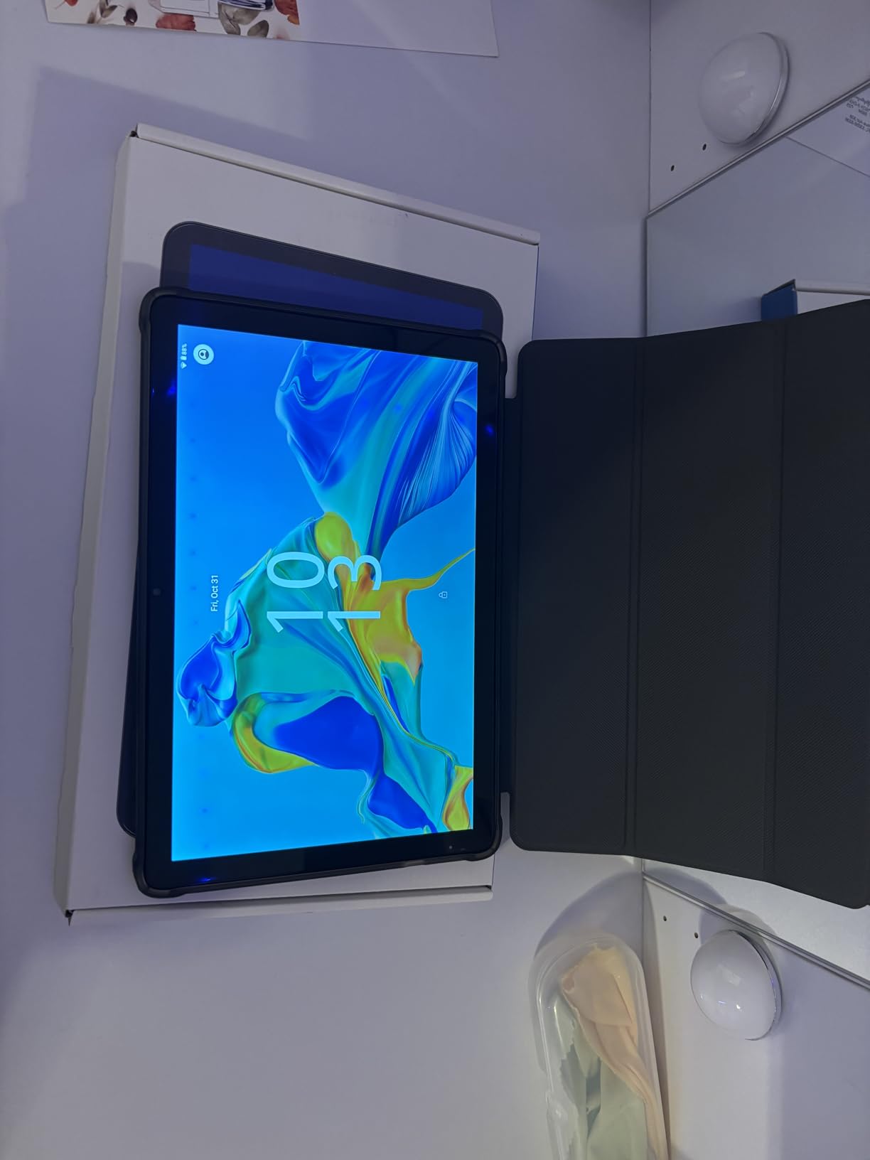 10 inch Android 15 Tablet: Octa-Core, 8GB RAM 64GB, 7000mAh, with Stand Case, IPS HD Display, Wi-Fi 6, OTG, Metal Body – Fast & Portable Tablet for Work & Entertainment, 2-Year Protection - Customer Photo 1