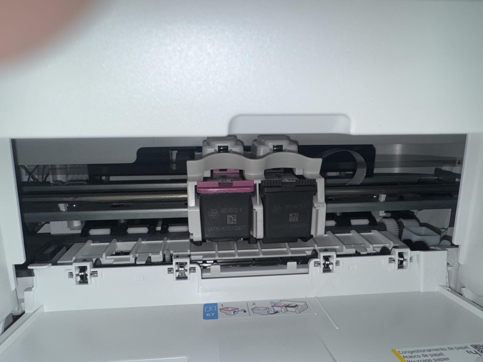 HP DeskJet 2827e Wireless All-in-One Color Inkjet Printer, Scanner, Copier, Best-for-Home, 3 Month Instant Ink Trial Included, AI-Enabled (6W7F5A) - Customer Photo 2