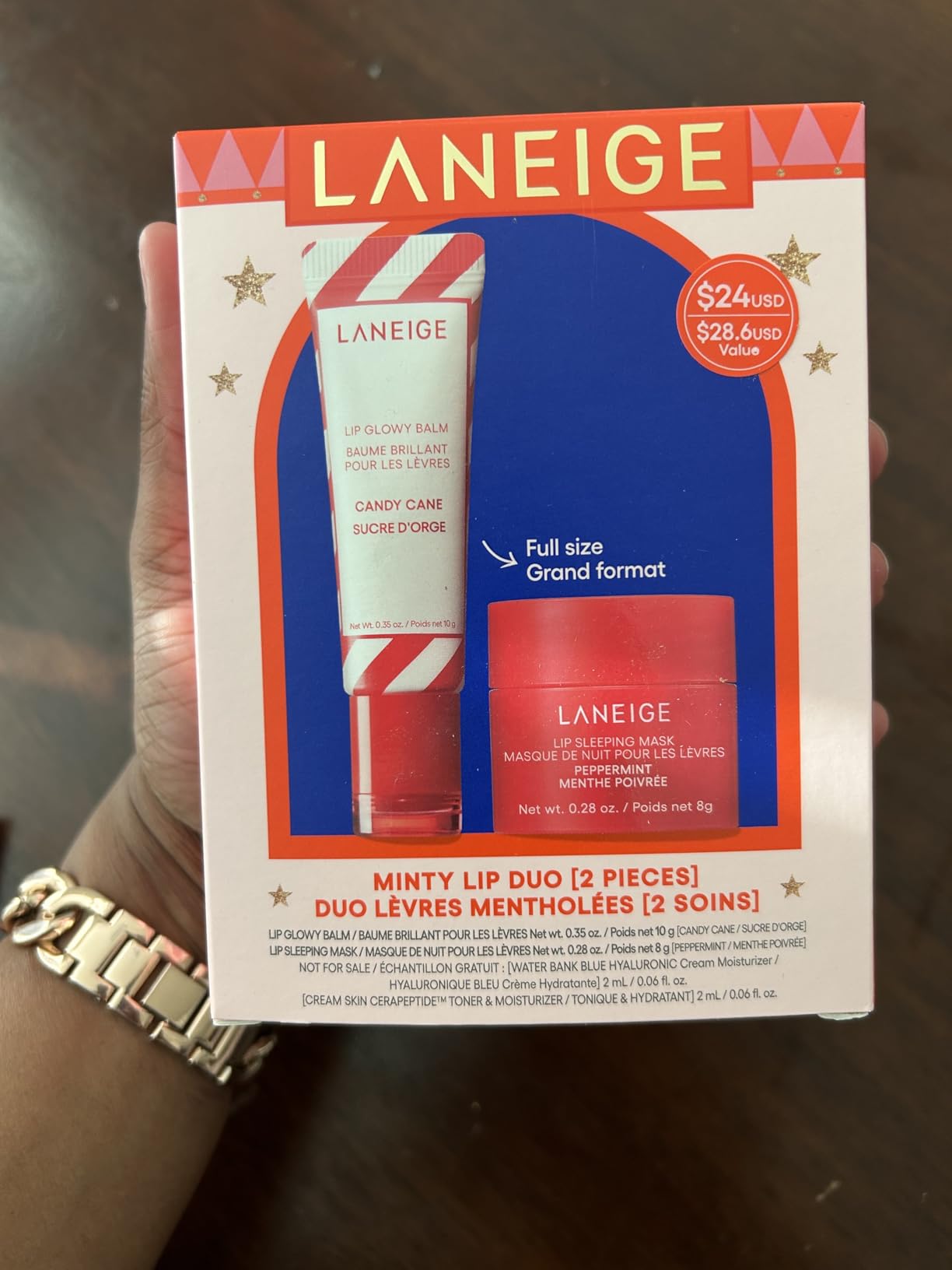Laneige Skincare & Lip Care Holiday Gift Sets – Lip Mask, Water Bank, Lip Glowy Balm – Beauty Essentials for Gifting & Self-Care Customer Review Laneige Skincare & Lip Care Holiday Gift Sets – Lip Mask, Water Bank, Lip Glowy Balm – Beauty Essentials for Gifting & Self-Care - Customer Photo 1