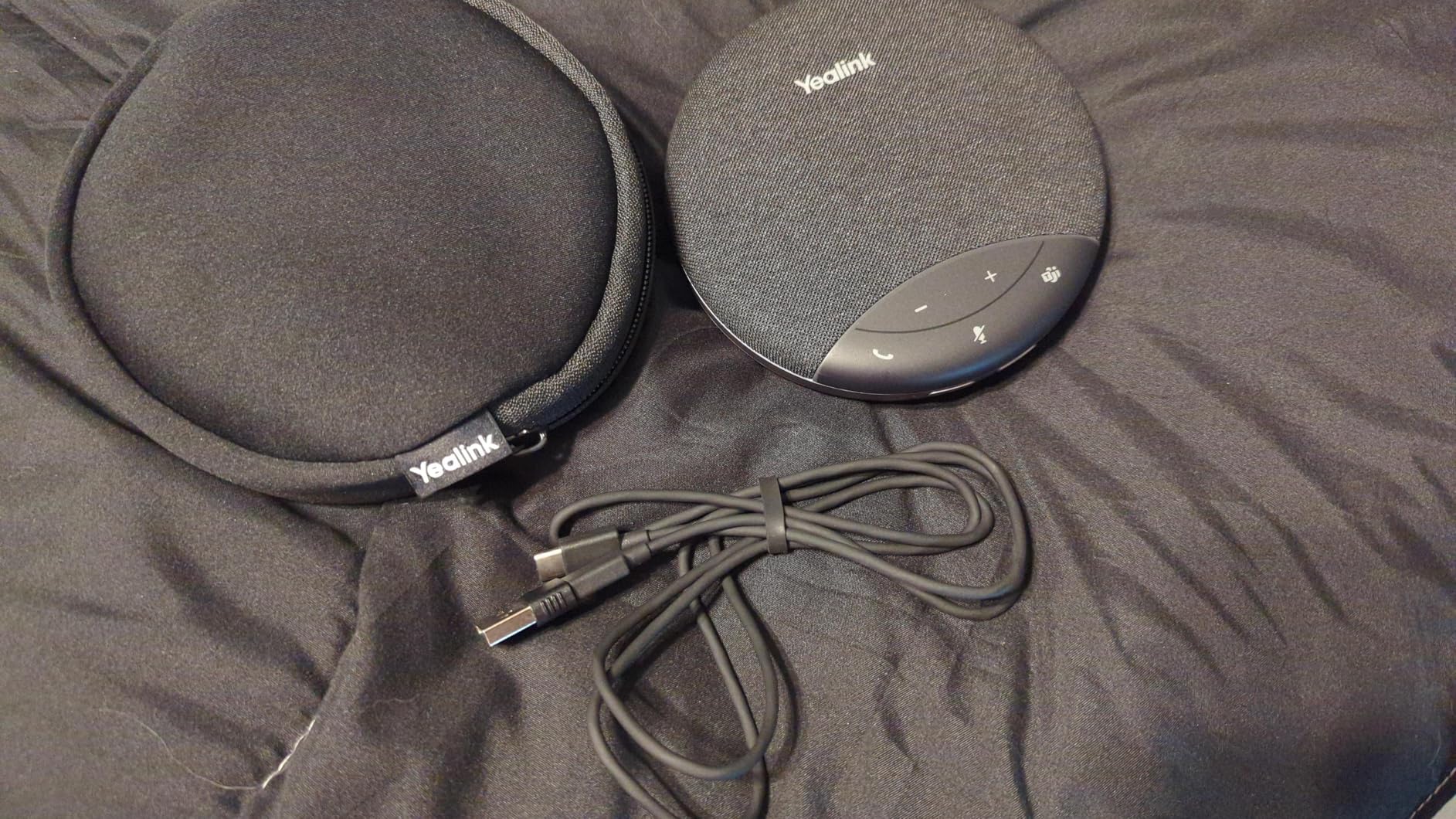 Yealink Sp92 Conference Speaker and Microphone Teams Certified Mic with Al Noise Cancelling 20H Call Time USB Speakerphone for Small Meeting Room, Bluetooth Speaker for Computer/Laptop Customer Review Yealink Sp92 Conference Speaker and Microphone Teams Certified Mic with Al Noise Cancelling 20H Call Time USB Speakerphone for Small Meeting Room, Bluetooth Speaker for Computer/Laptop - Customer Photo 2