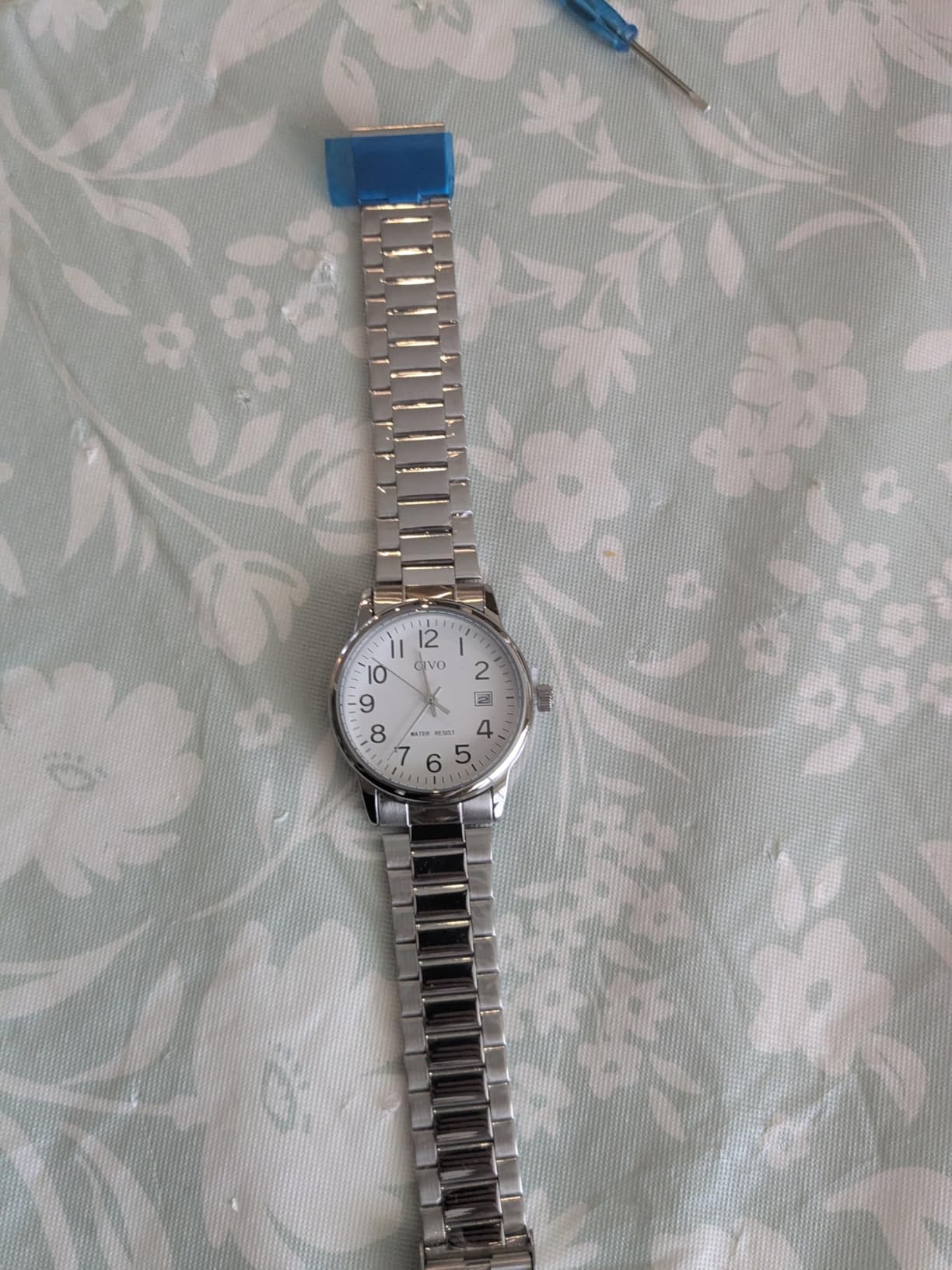 Watches for Men Analog Quartz: Waterproof Watch with Numeral Dial Easy to Read - Black Dress Mens Wrist Watch Stainless Steel - Gifts for Husband Father at Birthday Anniversary - Customer Photo 1