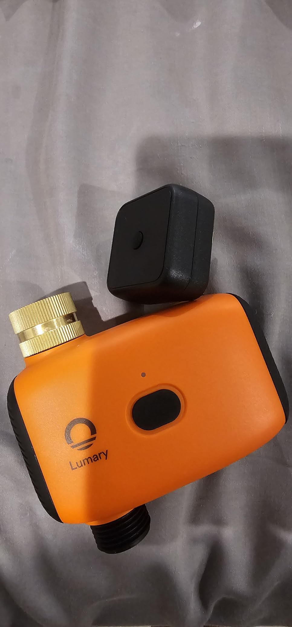 Lumary WiFi Water Timer for Garden Hose, Battery Sprinkler Timer for Watering Brass Inlet Outdoor, Rain Delay/Remote/Manual/Automatic Drip Irrigation System Programmable Faucet, Compatible with Alexa Customer Review Lumary WiFi Water Timer for Garden Hose, Battery Sprinkler Timer for Watering Brass Inlet Outdoor, Rain Delay/Remote/Manual/Automatic Drip Irrigation System Programmable Faucet, Compatible with Alexa - Customer Photo 3