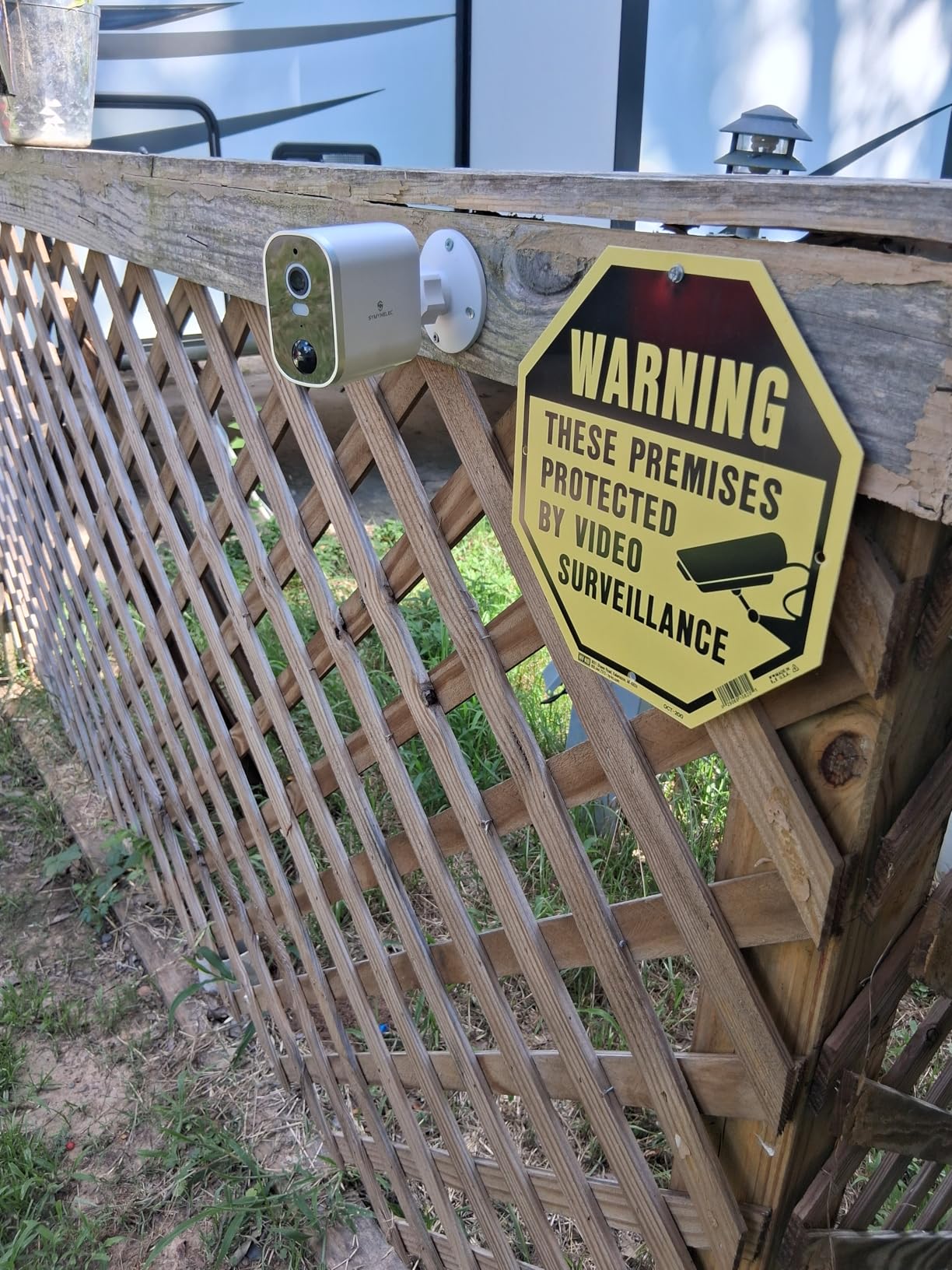 SYMYNELEC Solar Security Cameras Outdoor: 4-Pack Wireless Surveillance System - 2K Night Vision Motion Detection - Waterproof Home Monitoring Year-Round for Homeowners - Customer Photo 3