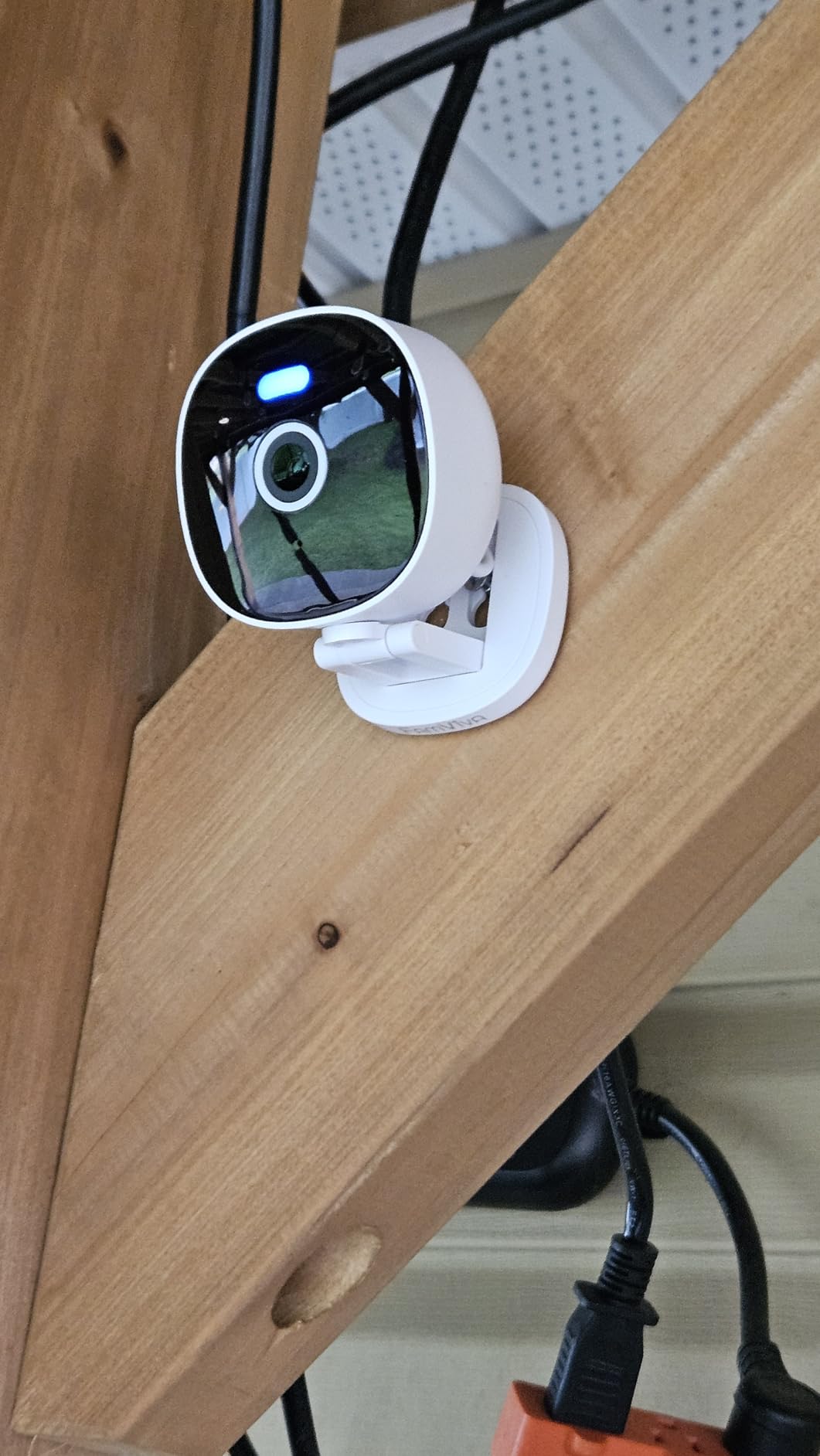 2K Security Camera, Outdoor/Indoor for Home, Pet, Baby, Nanny, IP65 Waterproof Color Night Vision, White Light & Siren, Recording, Motion Detection, Compatible with Alexa, Black-4P - Customer Photo 2