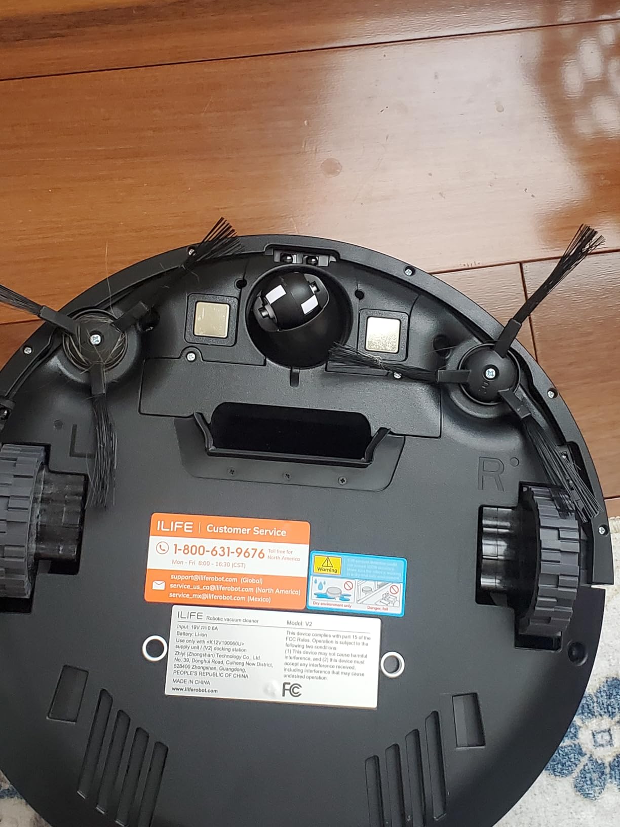 ILIFE V2 Robot Vacuum Cleaner, Tangle-Free Suction, 120 Mins Runtime, Slim, Self-Charging Robotic Vacuum Cleaner, Ideal for Pet Hair and Hard Floors - Customer Photo 4