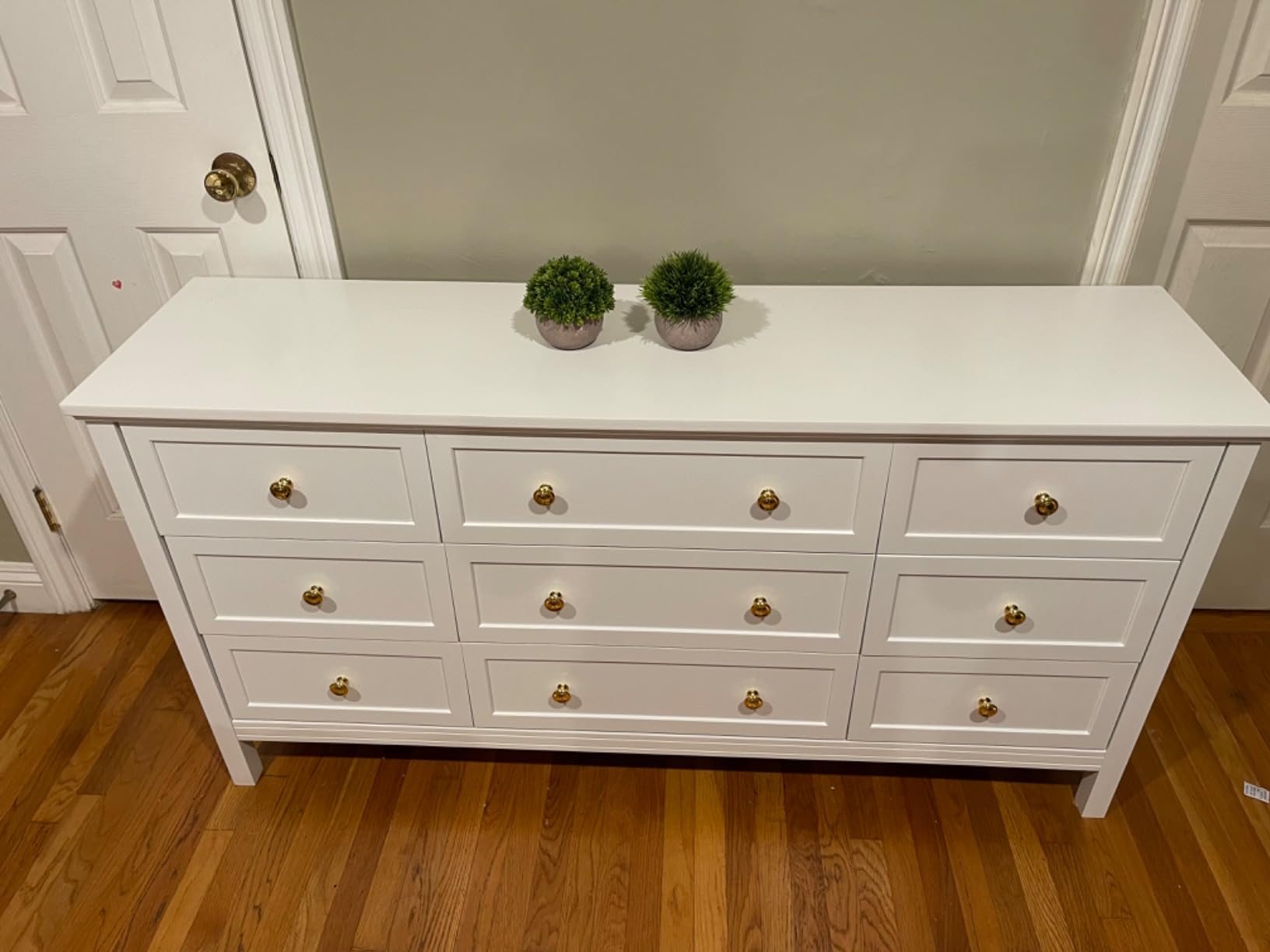 CARPETNAL 3 Pcs Bedroom Sets, Large 6 Drawer Dresser and Night Stand Sets for Bedroom, Two Drawers Nightstand Set of 2 & 6 Drawer Dresser 3 Pieces (Black) - Customer Photo 2