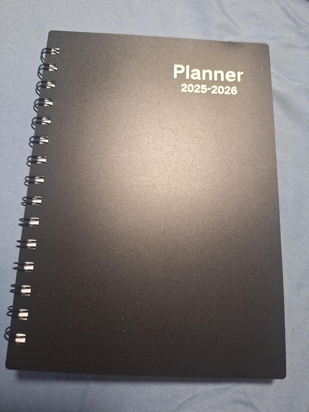 Daily Planner 2025-2026, 18 Month Planner with Tabs, July 2025 - December 2026 Weekly and Monthly Academic Year Calendar Spiral Time Management, 100GSM Thick Paper, Twin-Wire Binding, A5 Size, Black - Customer Photo 2