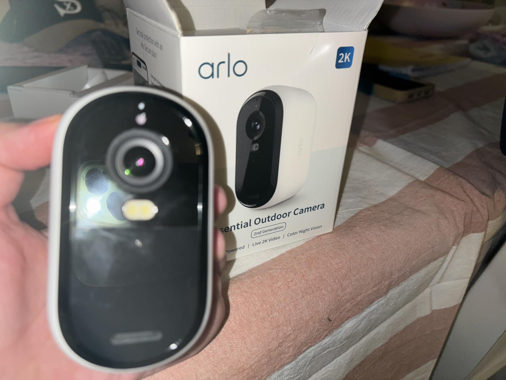 Arlo Essential Whole Home Security Bundle | Outdoor, Indoor, Video Doorbell Camera |2K Resolution|2nd Gen|Indoor - Outdoor - Customer Photo 4