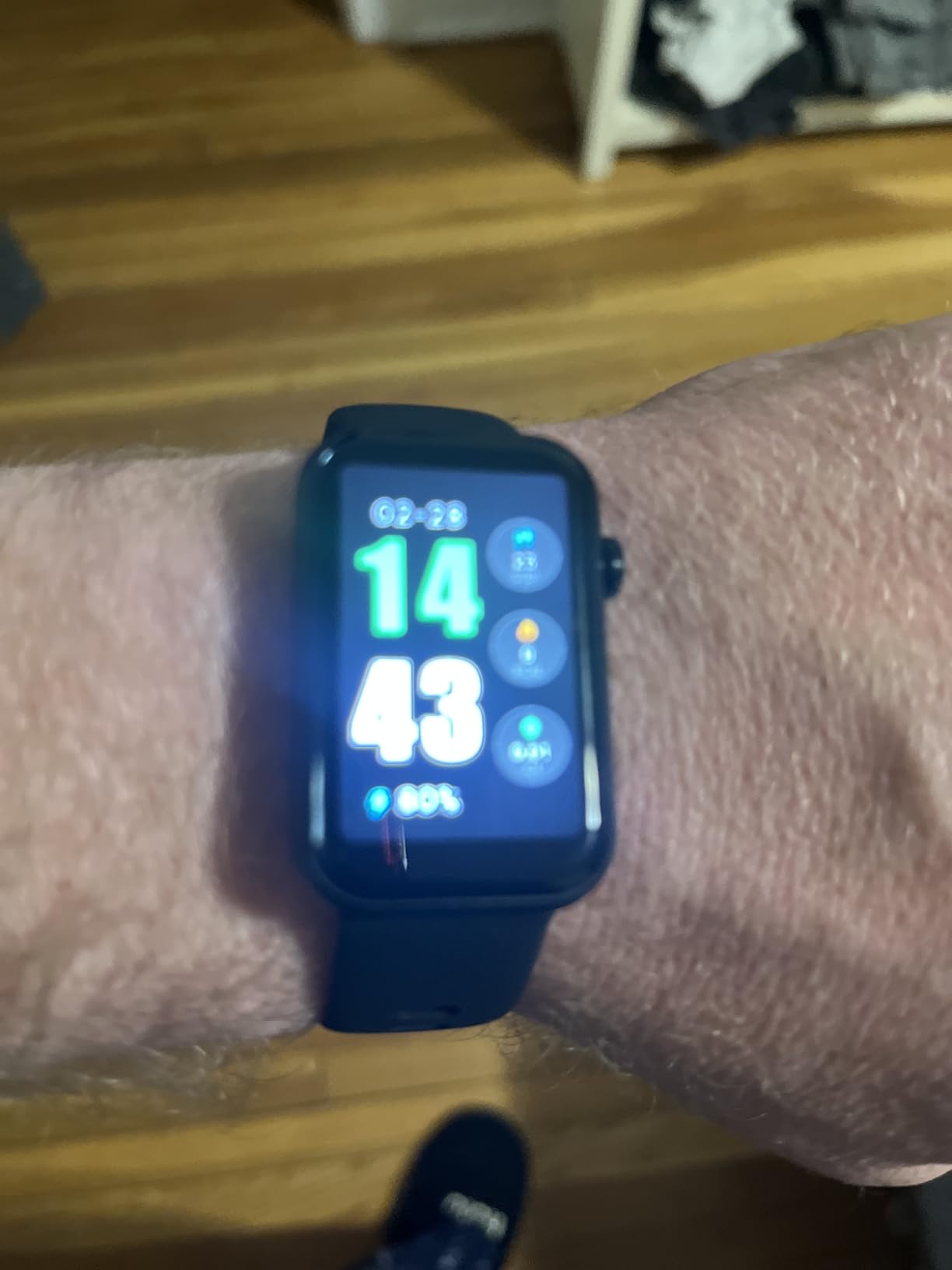 Smart Watch Fitness Tracker (Answer/Make Call), 24/7 Heart Rate Spo2 Blood Pressure Monitor Sleep Tracker, 114 Sports Modes Pedometer Calorie Step Tracker, Waterproof Activity Tracker for Women Customer Review Smart Watch Fitness Tracker (Answer/Make Call), 24/7 Heart Rate Spo2 Blood Pressure Monitor Sleep Tracker, 114 Sports Modes Pedometer Calorie Step Tracker, Waterproof Activity Tracker for Women - Customer Photo 1