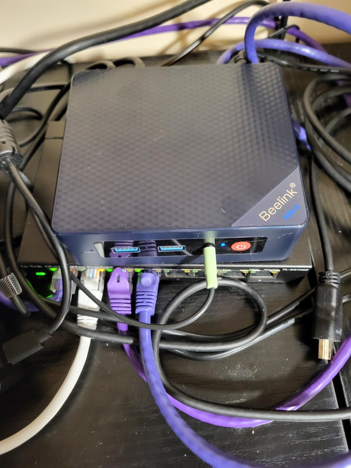 Beelink ME Mini PC, Desktop NAS Intel N150 12G LPDDR5 64G EMMC, 2TB M.2 PCIe 3.0 SSD, 6 x M.2 SSD Slots, Dual 2.5G LAN/File Server/NAS Storage/Network Attached Storage/Private Cloud/Network Storage - Customer Photo 2