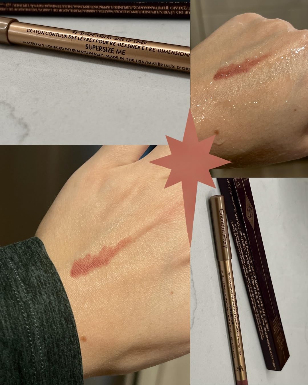 Charlotte Tilbury Lip Cheat Lip Liner Pencil - Gives Lips a Fuller-Looking, Defined Pout - Enriched with Jojoba Oil & Hyaluronic Acid - Waterproof, Smudge-Proof & Transfer-Proof - Customer Photo 2