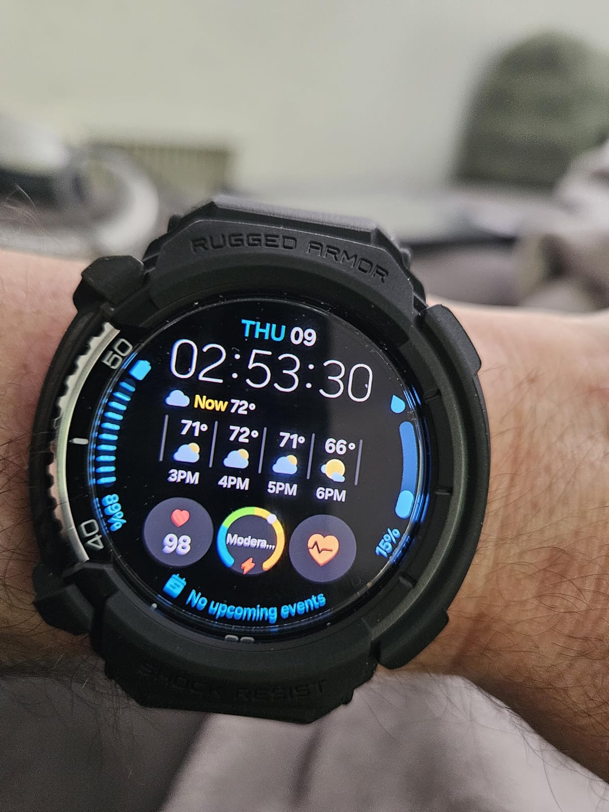 Samsung Galaxy Watch 8 (2025) 44mm Bluetooth Smartwatch, Cushion Design, Fitness Tracker, Sleep Coaching, Running Coach, Energy Score, Heart Rate Tracking, Graphite [US Version, 2 Yr Warranty] - Customer Photo 1