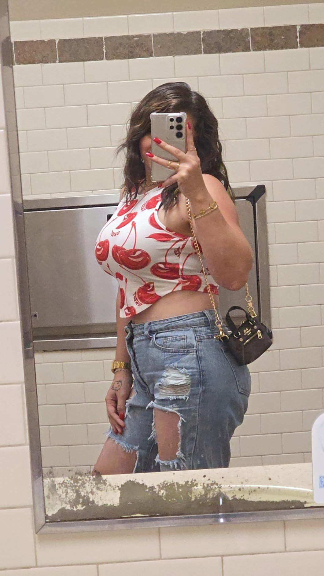 18K Gold Plated Clover Bracelet Set for Women Fashion Simple Four Leaf Lucky Flower Bracelets Jewelry Gifts for Women 3Pcs - Customer Photo 1