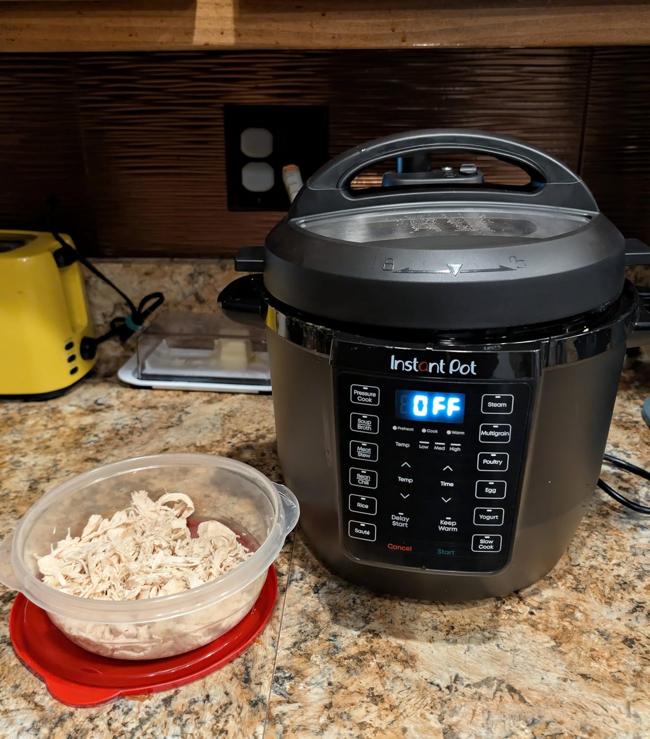 Instant Pot 4QT RIO Mini 7-in-1 Multi-Cooker, Pressure Cooker, Slow cook, Sauté, Steam, Rice Maker, Yogurt, & Warmer, Black, 4 Quarts - Customer Photo 1