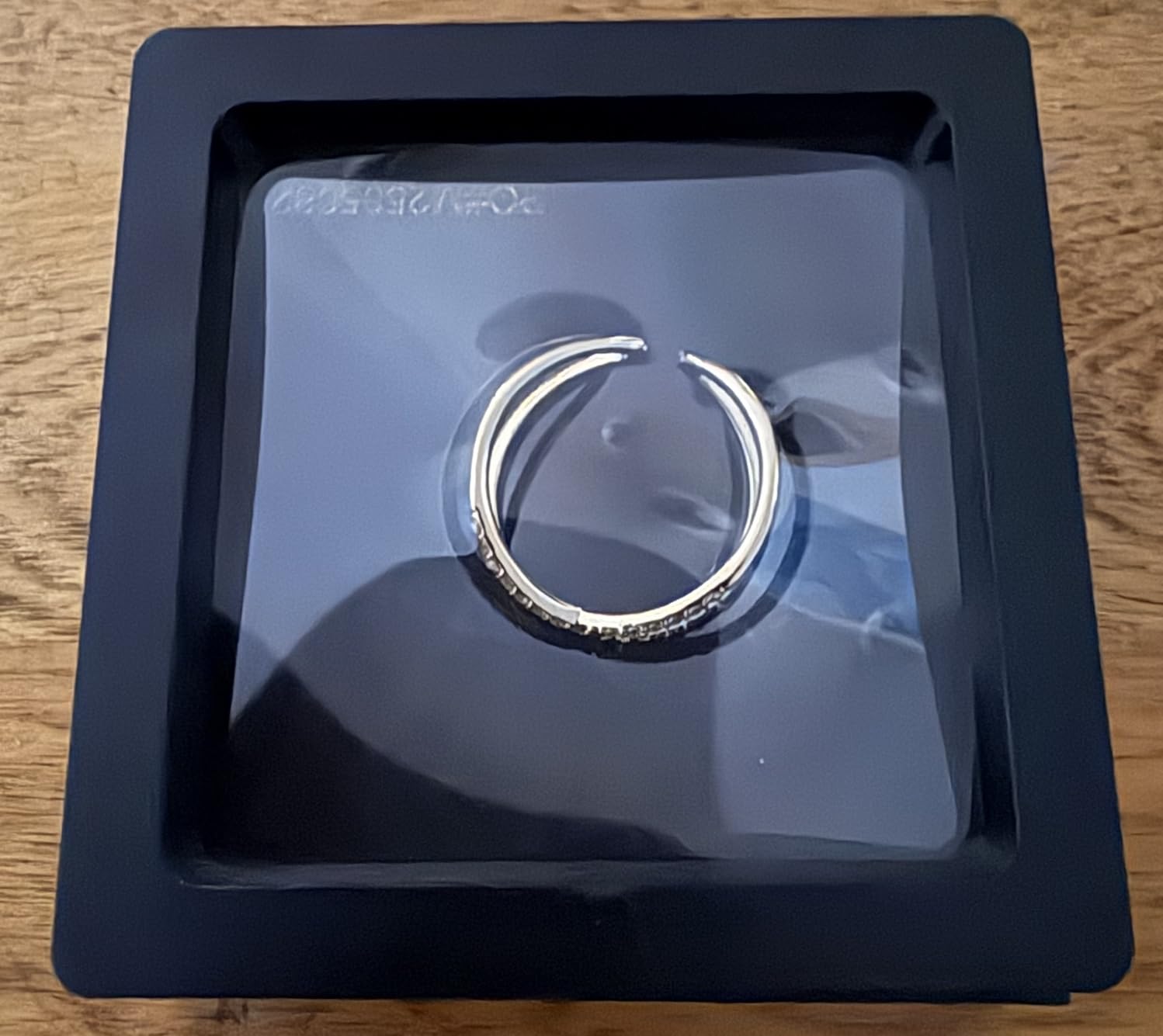 Gold Engagement Rings for Women, Wedding Promise Rings for Her, Diamond Pinky Thumb Eternity Band Jewelry for Couples Non Tarnish Size 5-12 - Customer Photo 2