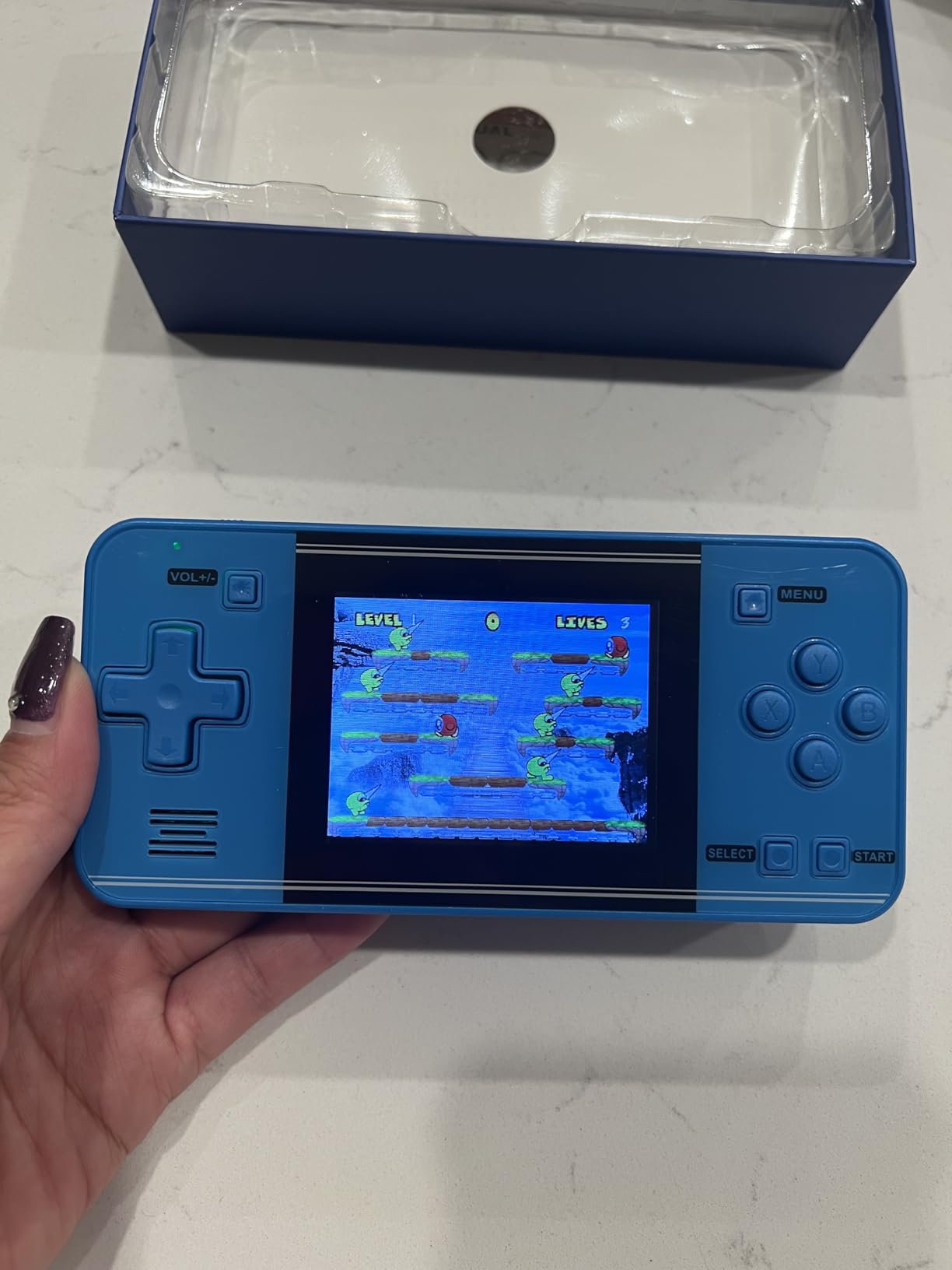 Voichic 32 Bit Handheld Game Console for Kids Adults, Preloaded 135 Retro Video Games, 3.0